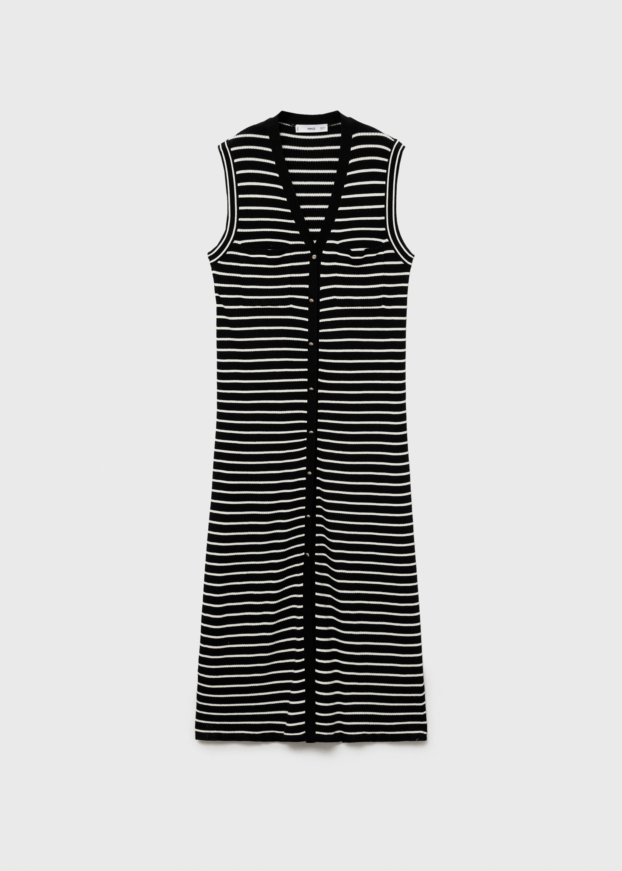 Striped sweater dress - Article without model