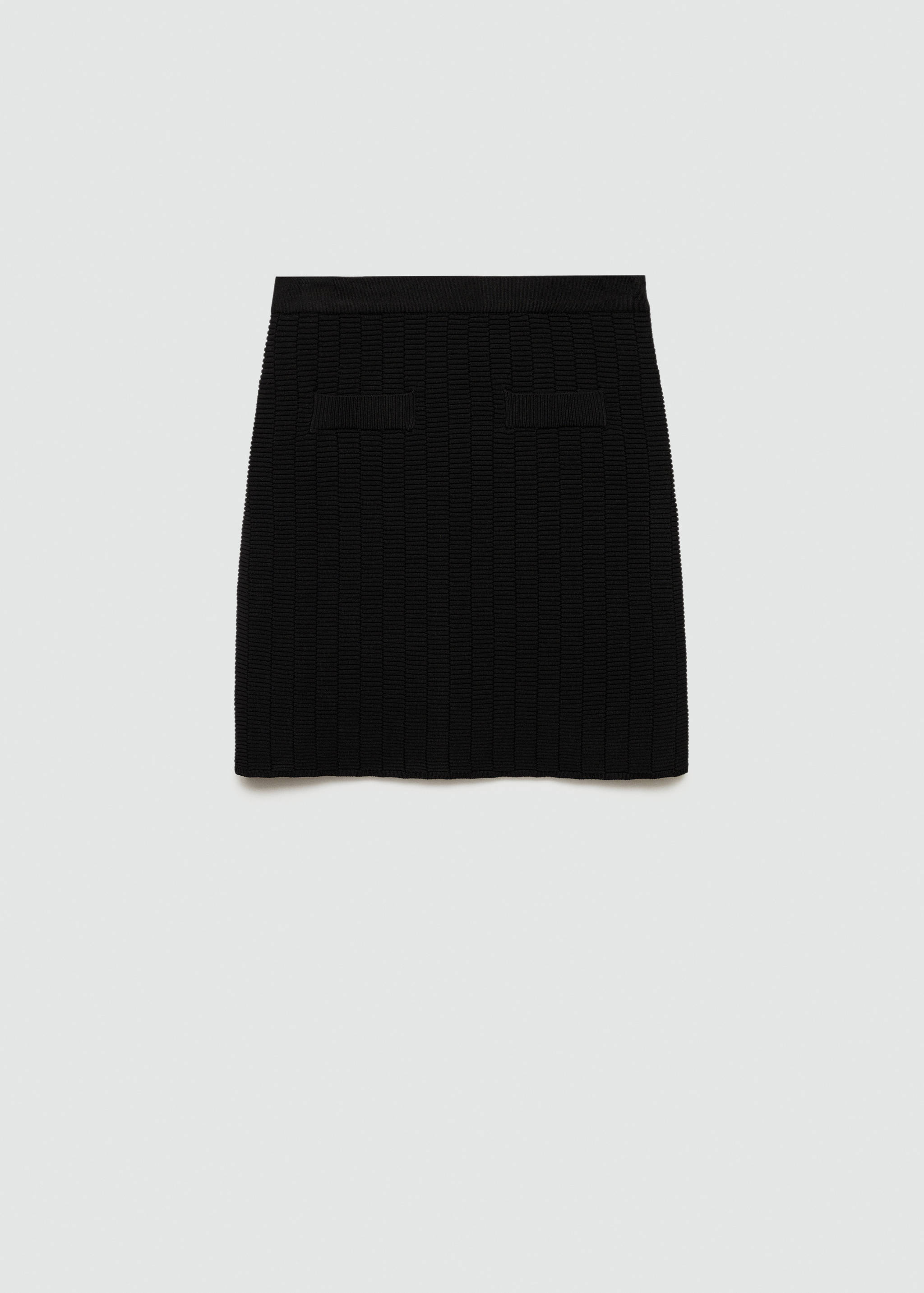 Úpletová mini sukně - Zboží bez modelu