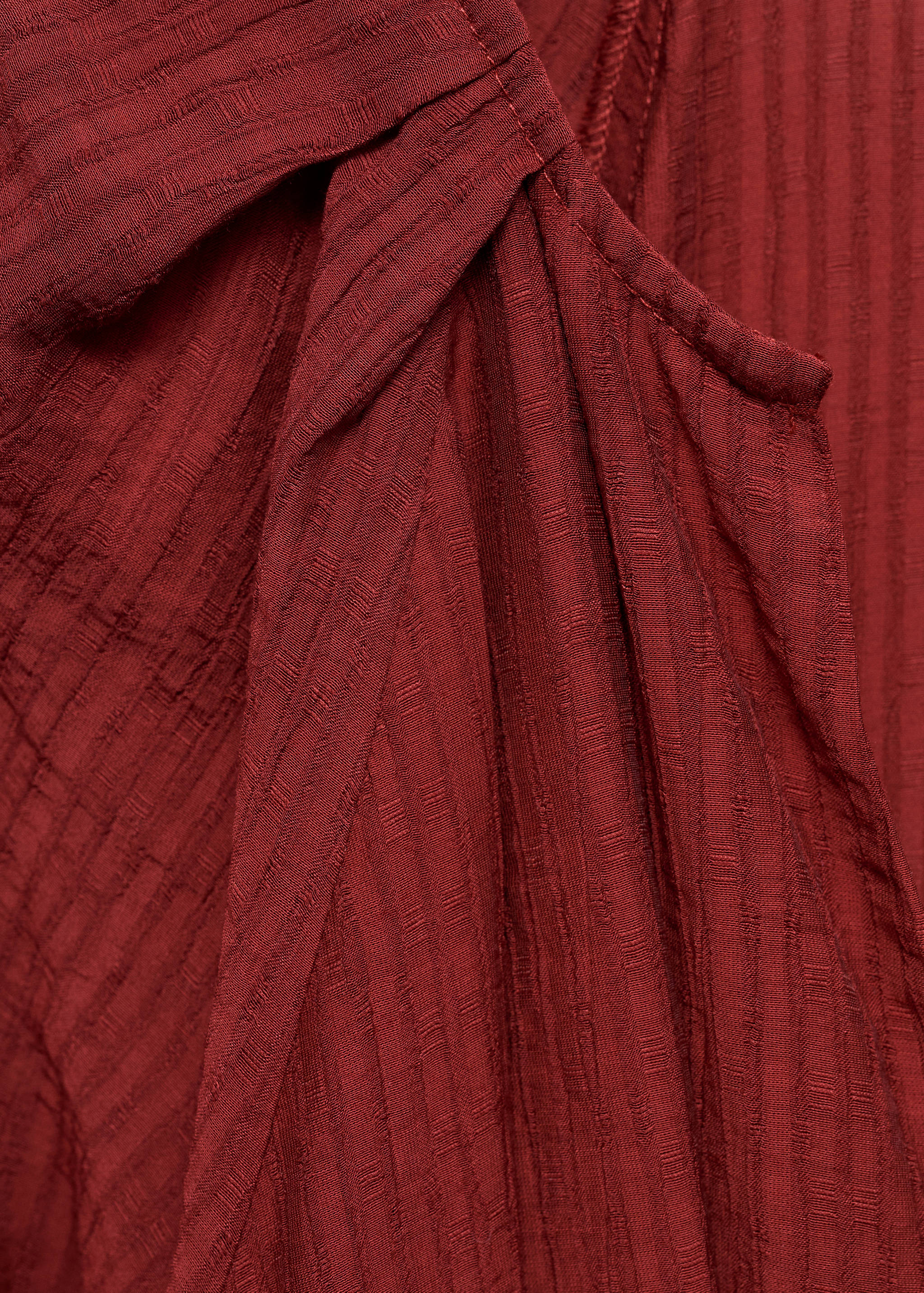 Vestido corto textura - Detalle del artículo 8