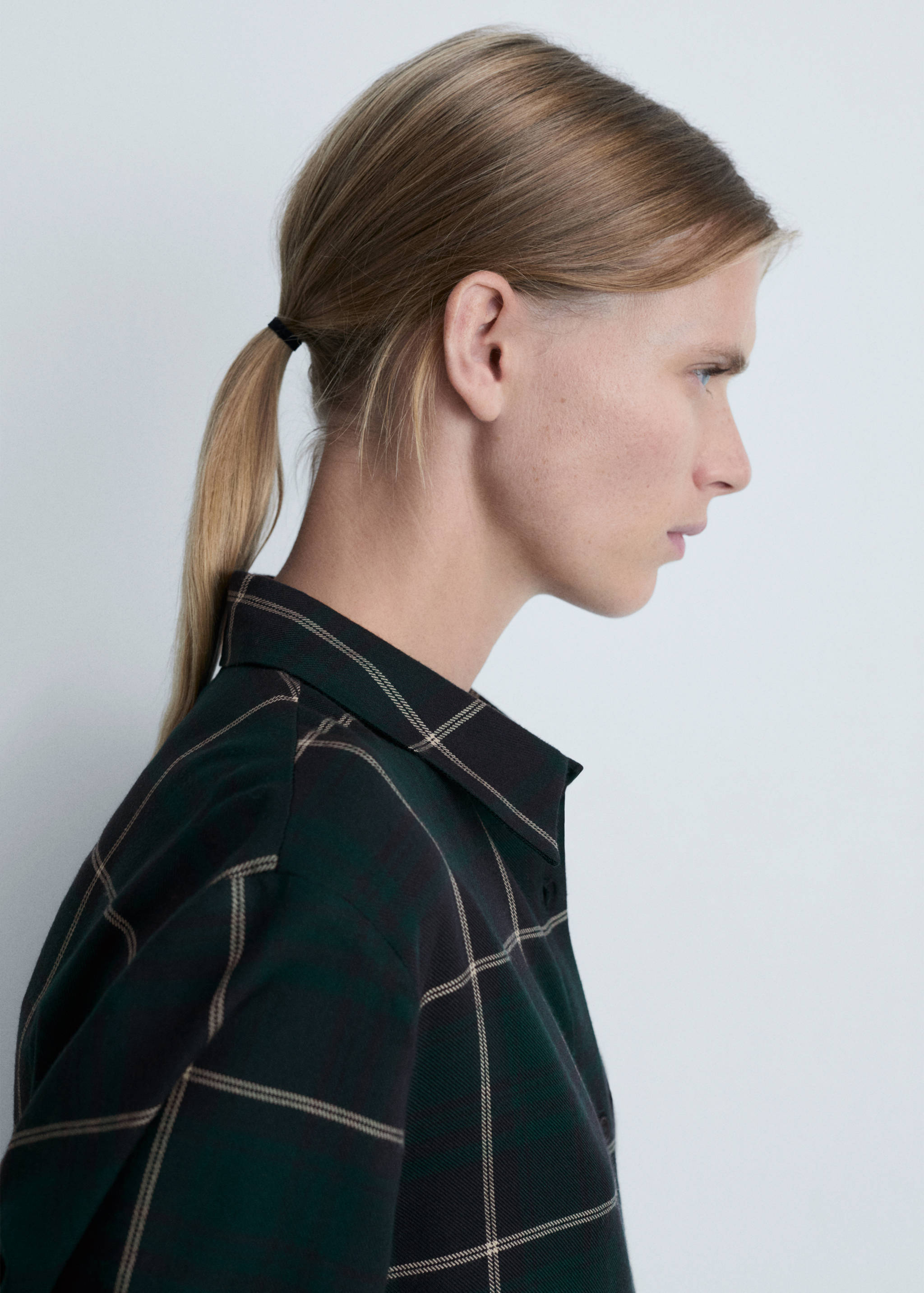 Kariertes Pyjamahemd aus Flanell - Detail des Artikels 1