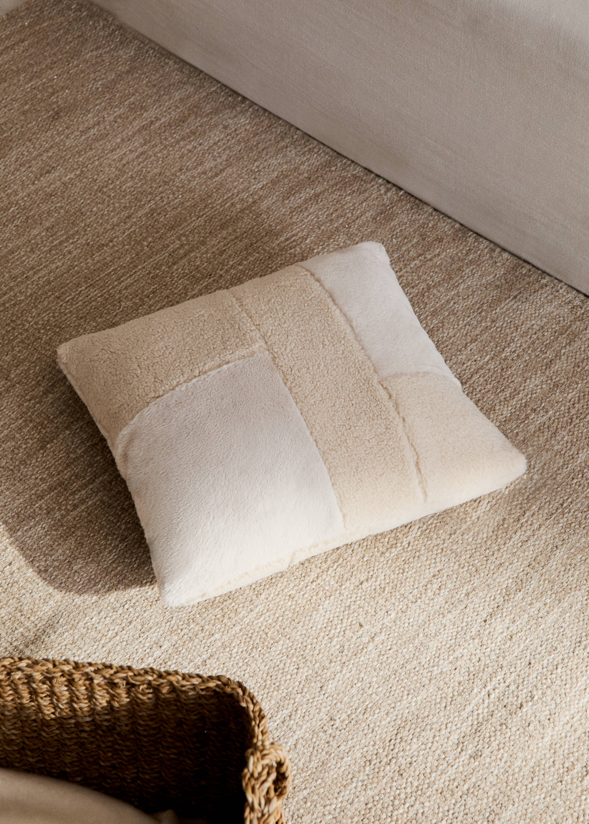 Housse de coussin texture géométrique - Plan général