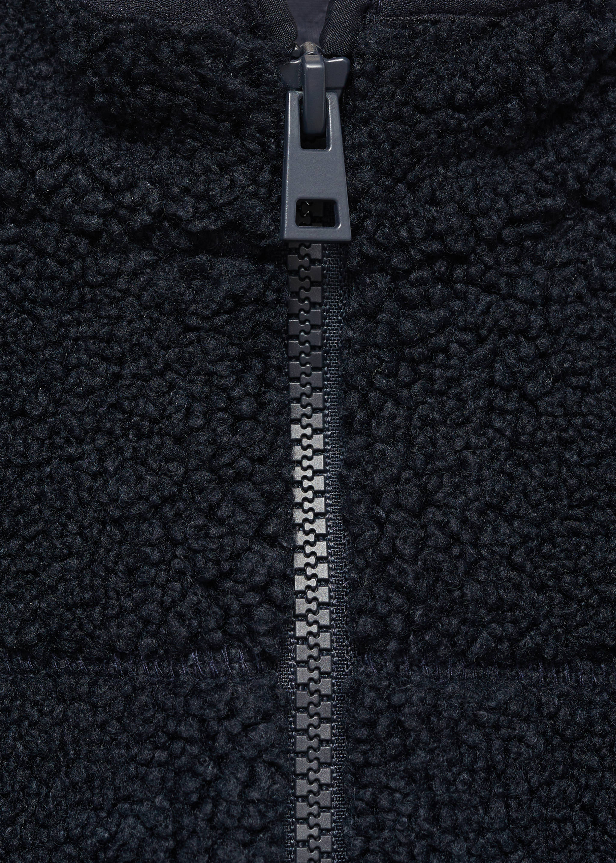 Shearling-effect jacket - Details of the article 8