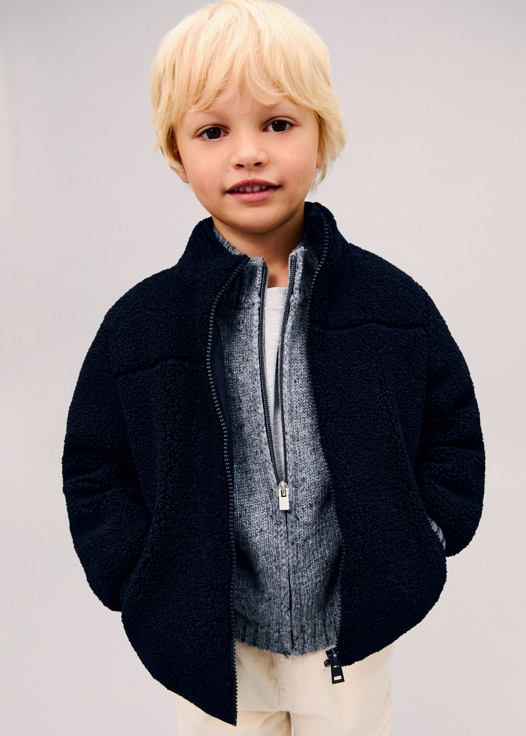 Shearling-effect jacket - Details of the article 5