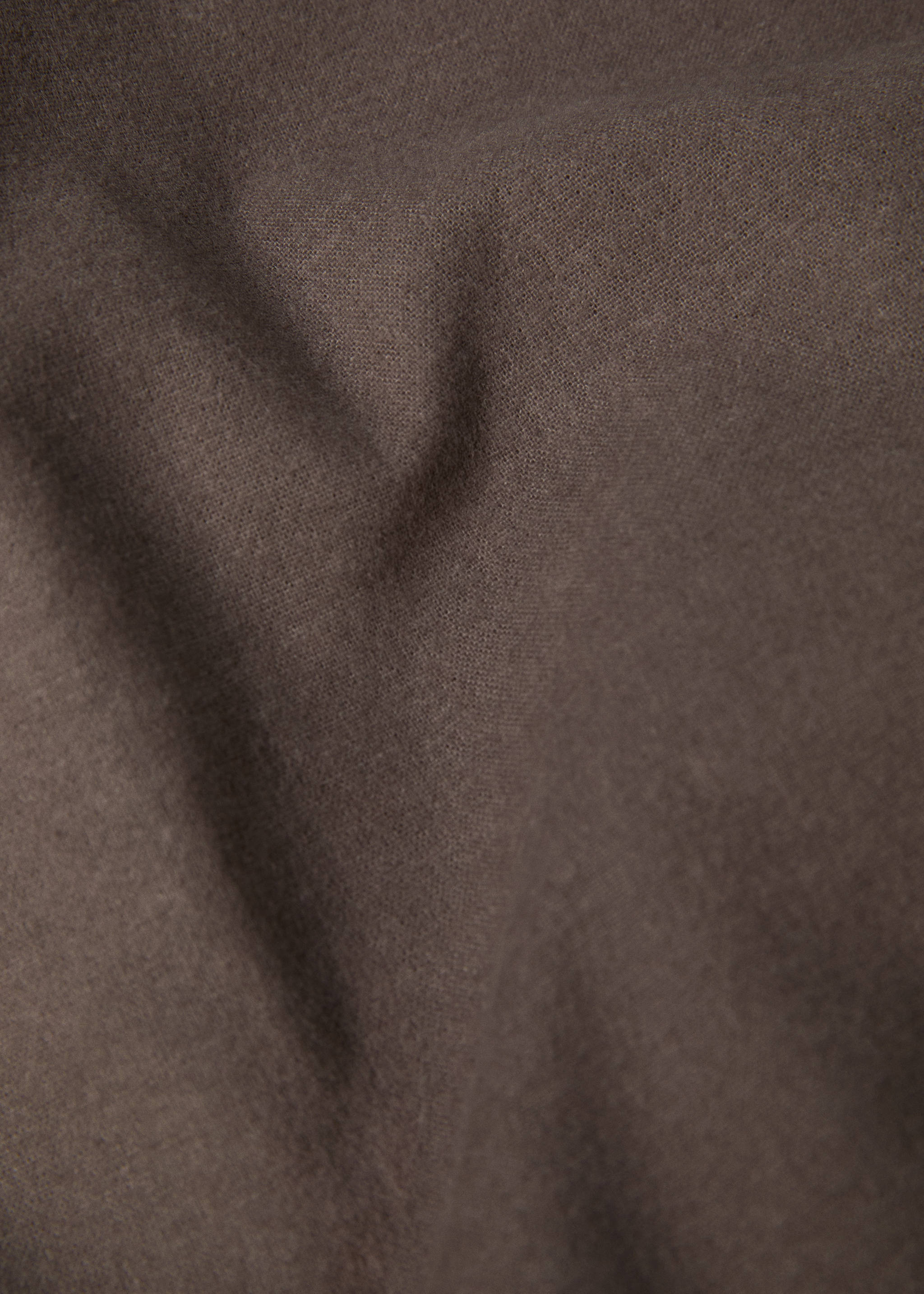 Plain flannel fitted sheet 160cm bed - Details of the article 1