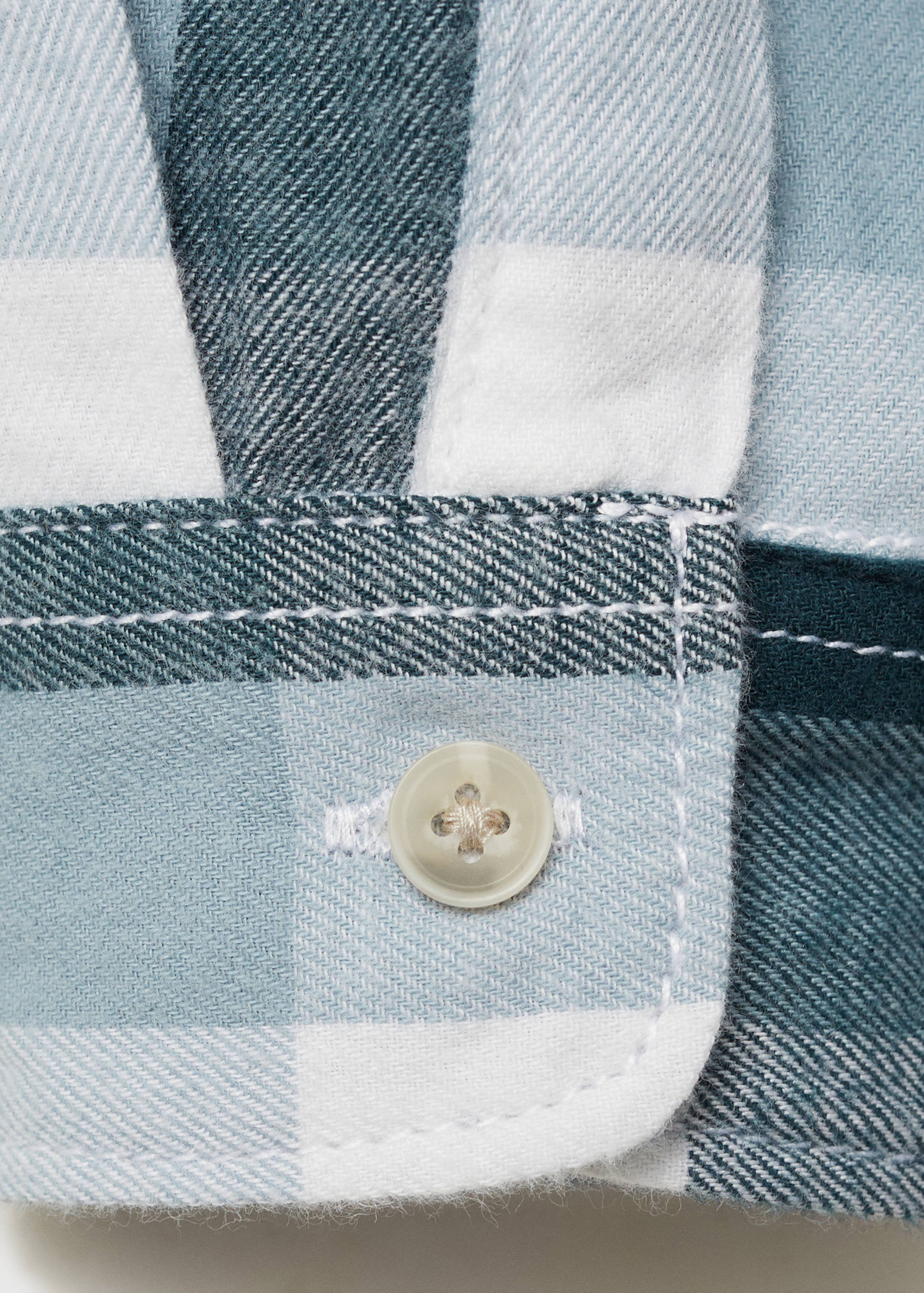 Check cotton shirt - Details of the article 0