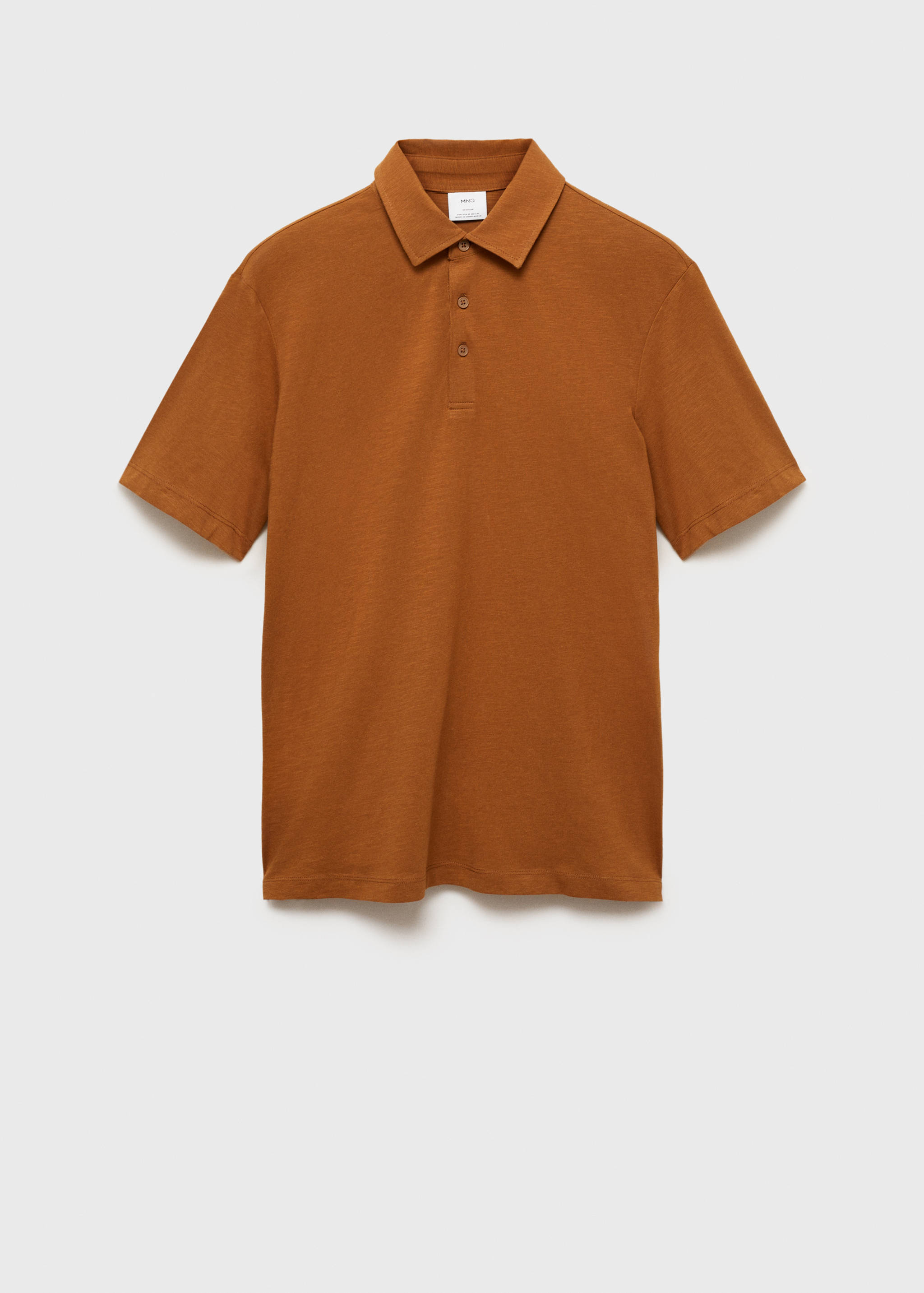100% cotton regular-fit polo shirt - Article without model