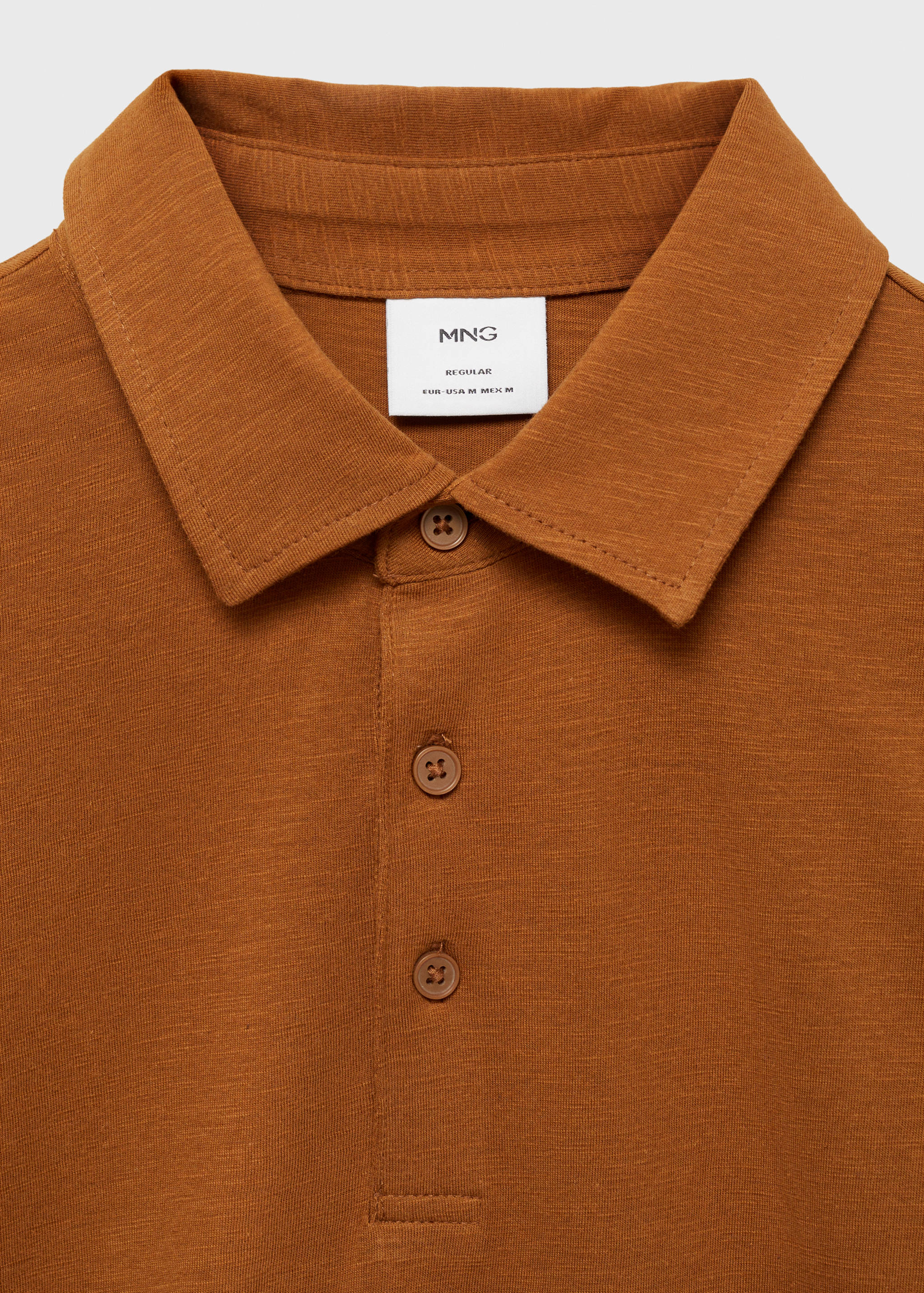 100% cotton regular-fit polo shirt - Details of the article 8