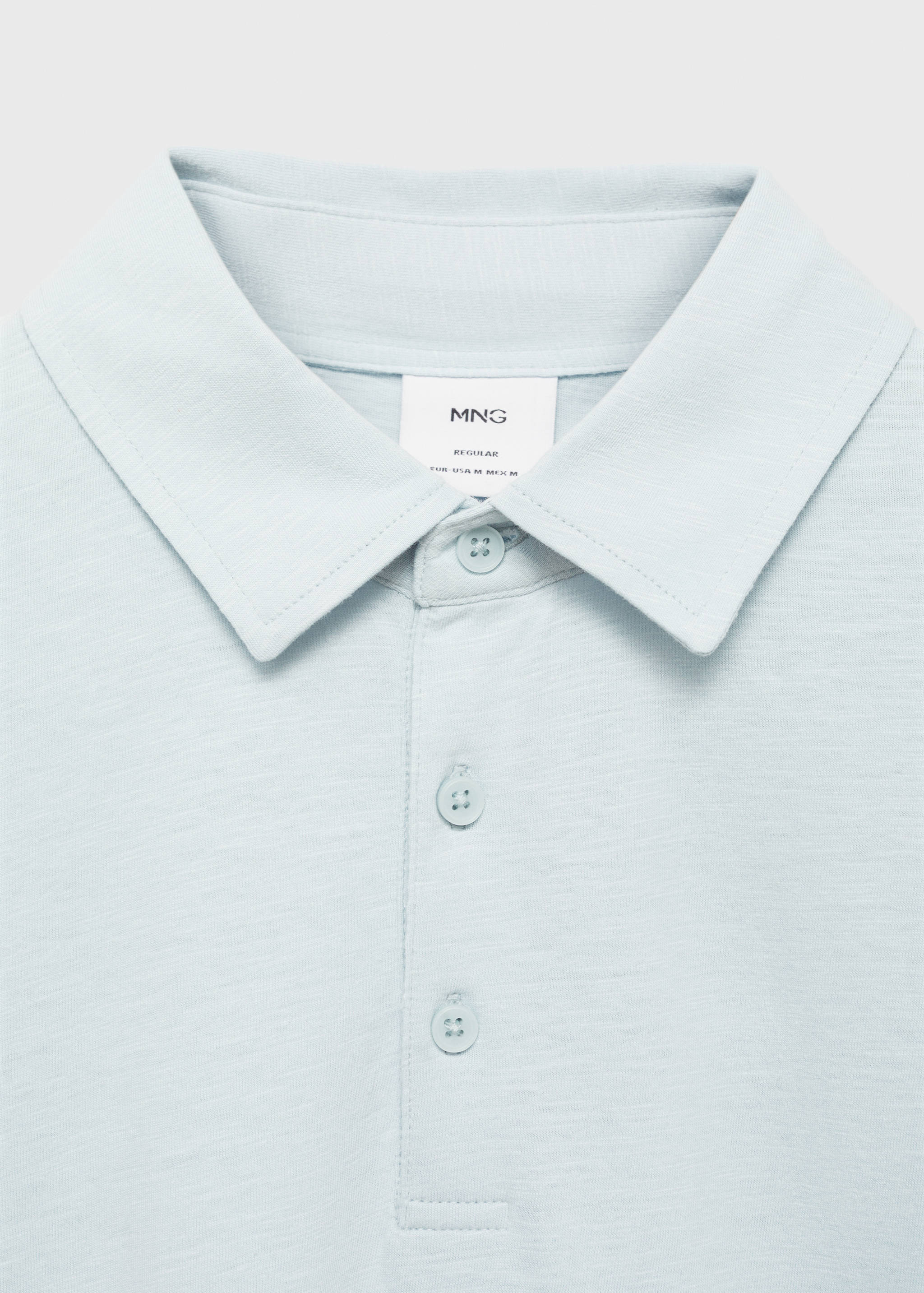 100% cotton regular-fit polo shirt - Details of the article 8