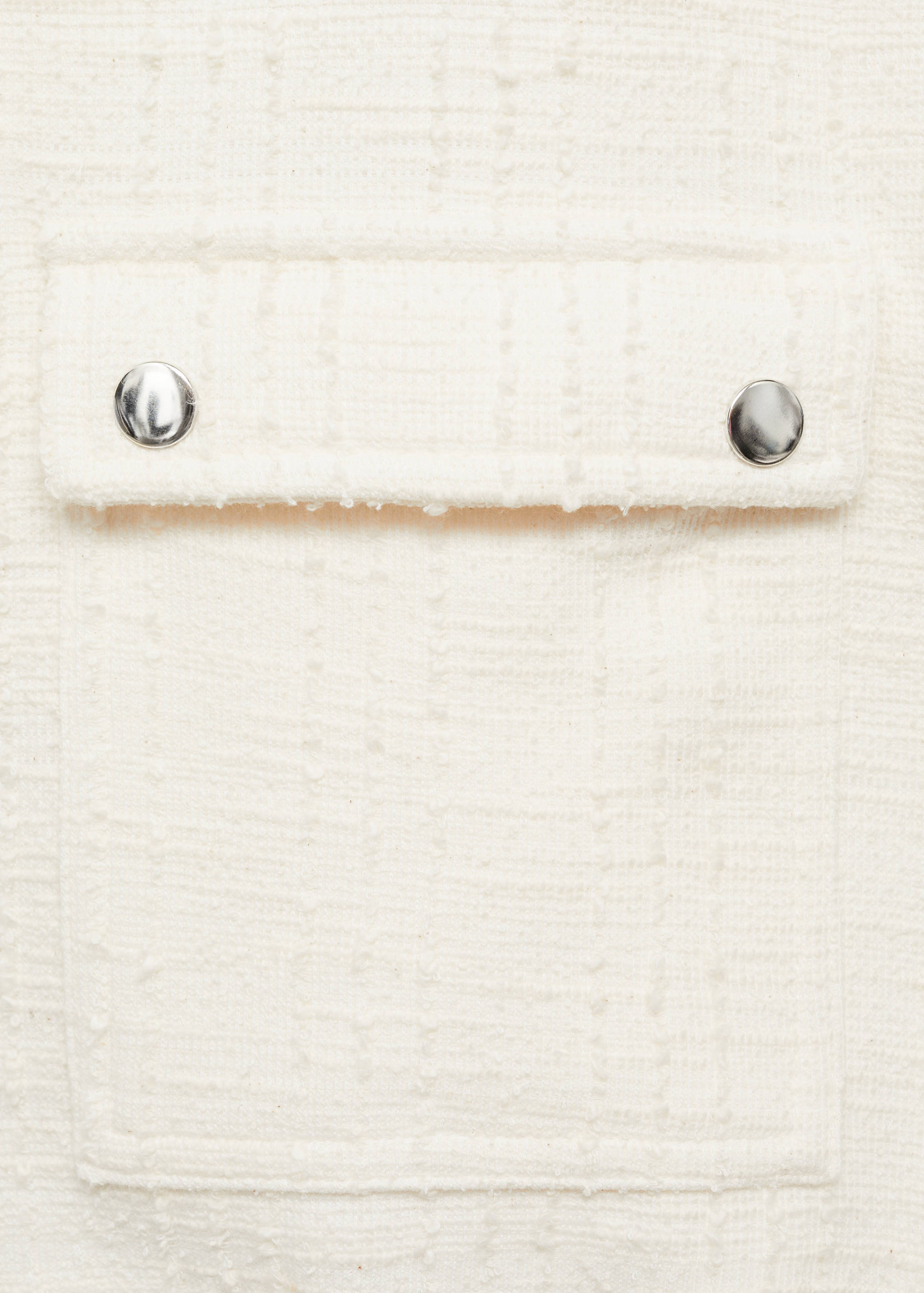 Textured waistcoat with pockets - Details of the article 0