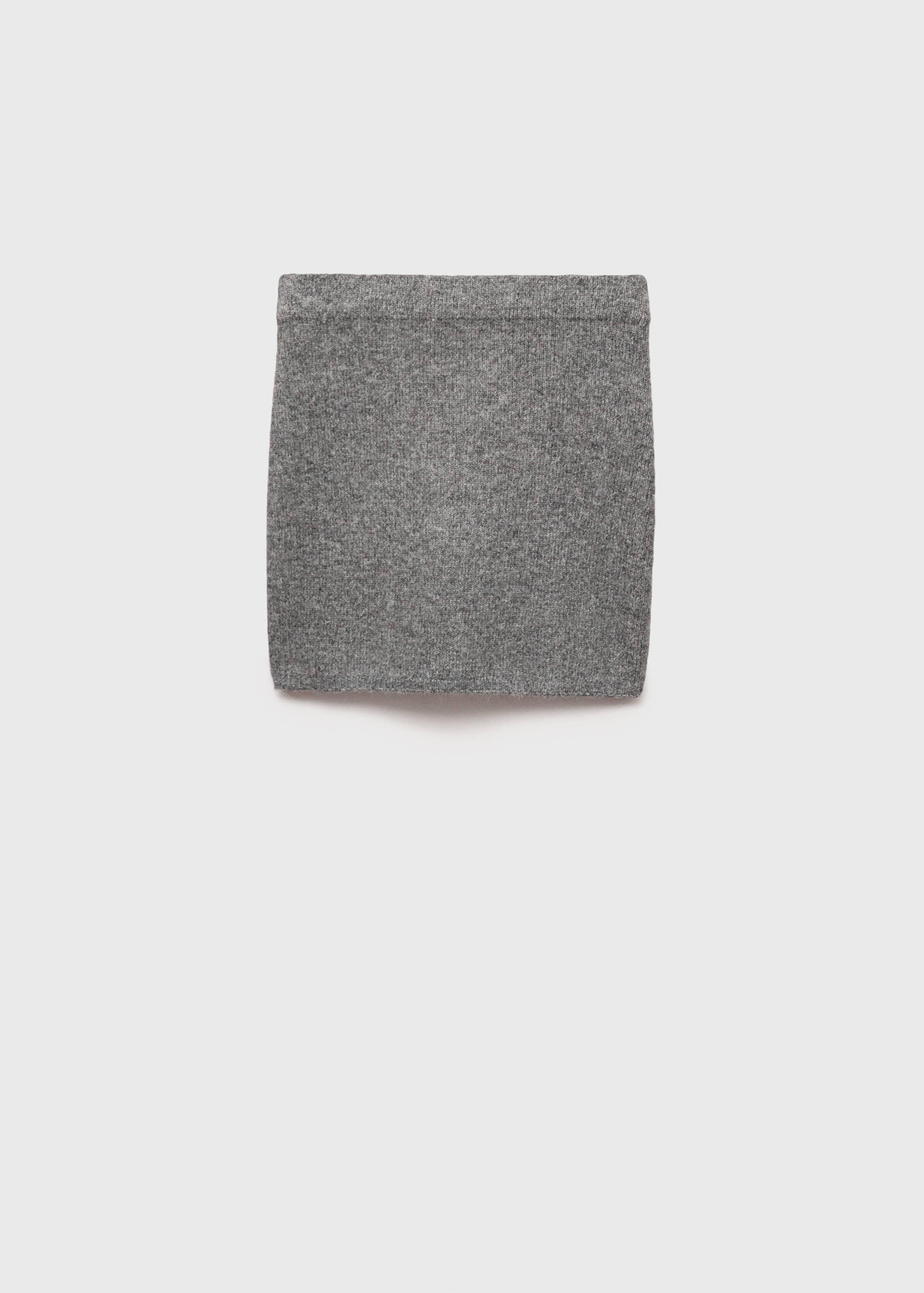 Knitted miniskirt - Article without model