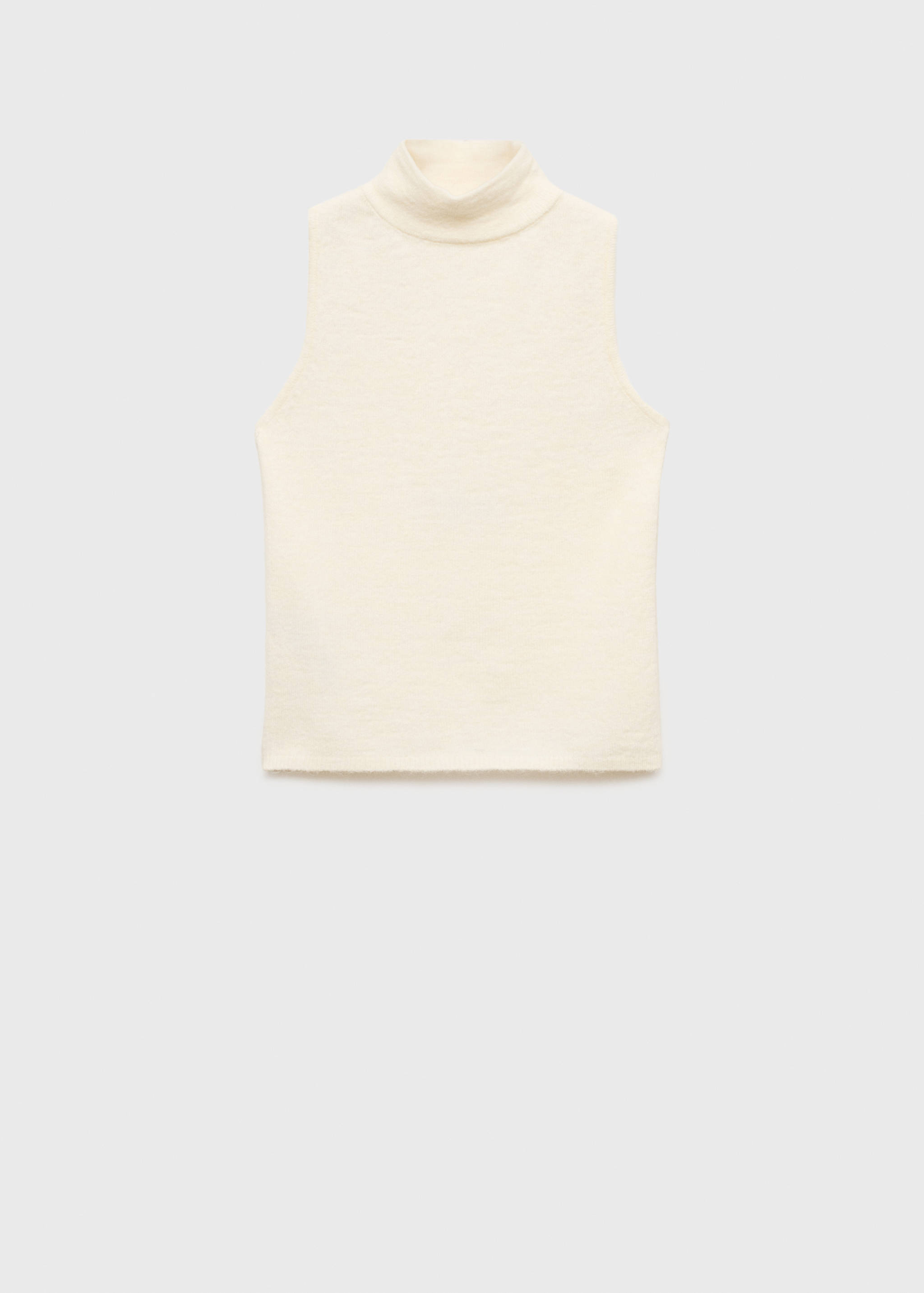 Open back knitted top - Article without model