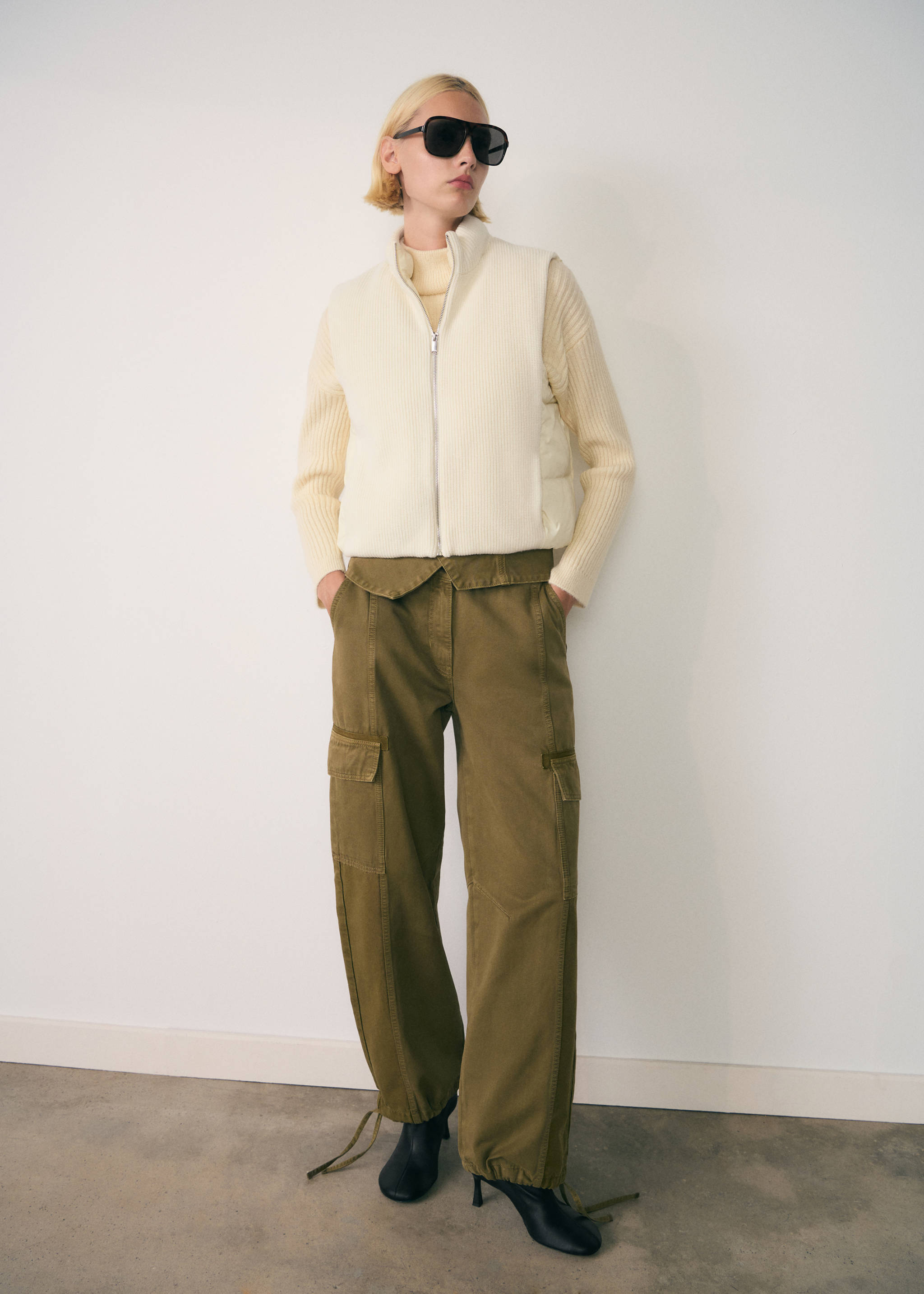 Gilet maille combiné - Plan général