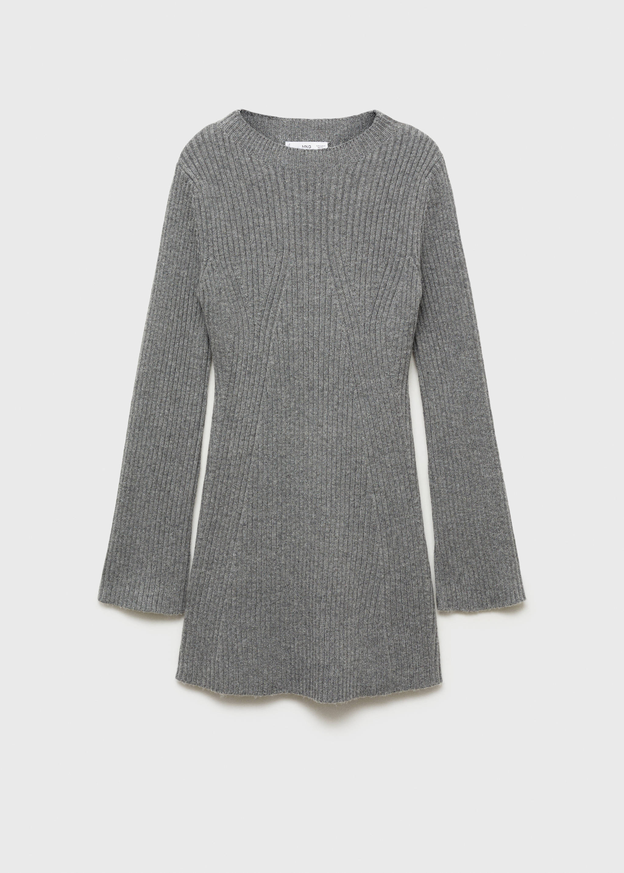 Vestido corto canalé - Artículo sin modelo