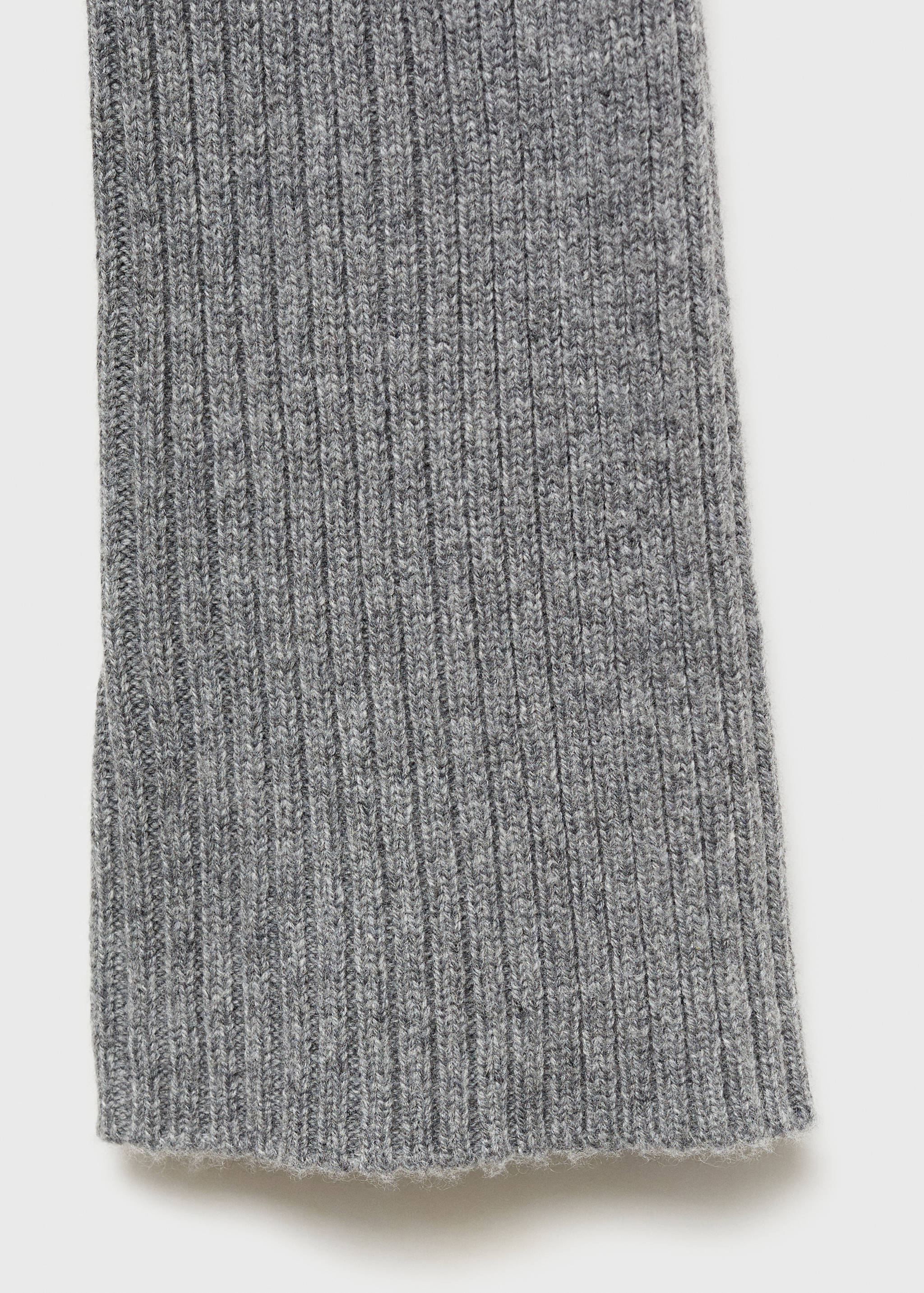 Vestido corto canalé - Detalle del artículo 0