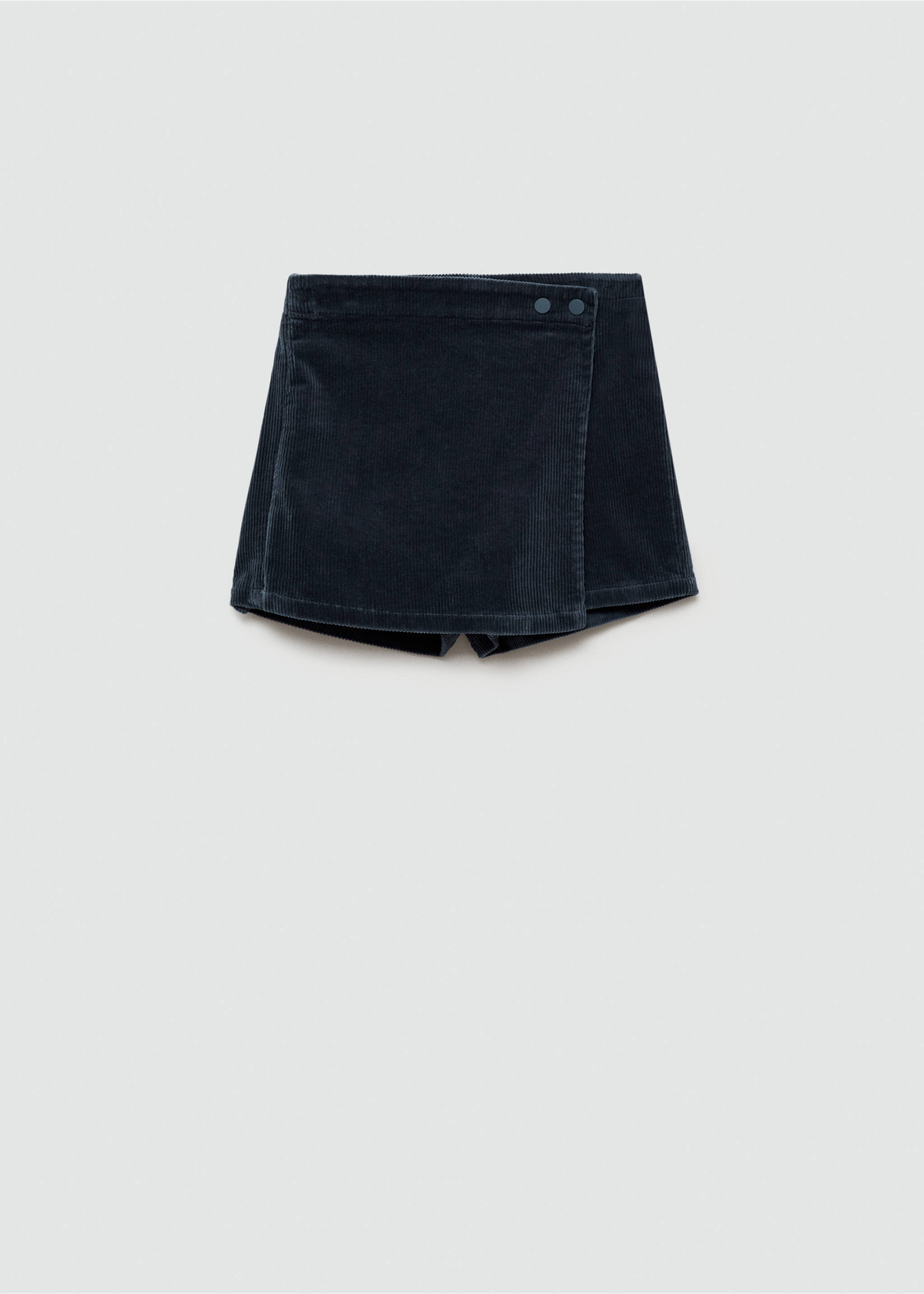 Hosenrock aus Cord - Artikel ohne Model, Dunkles Marineblau. Ref: 77087665-00.