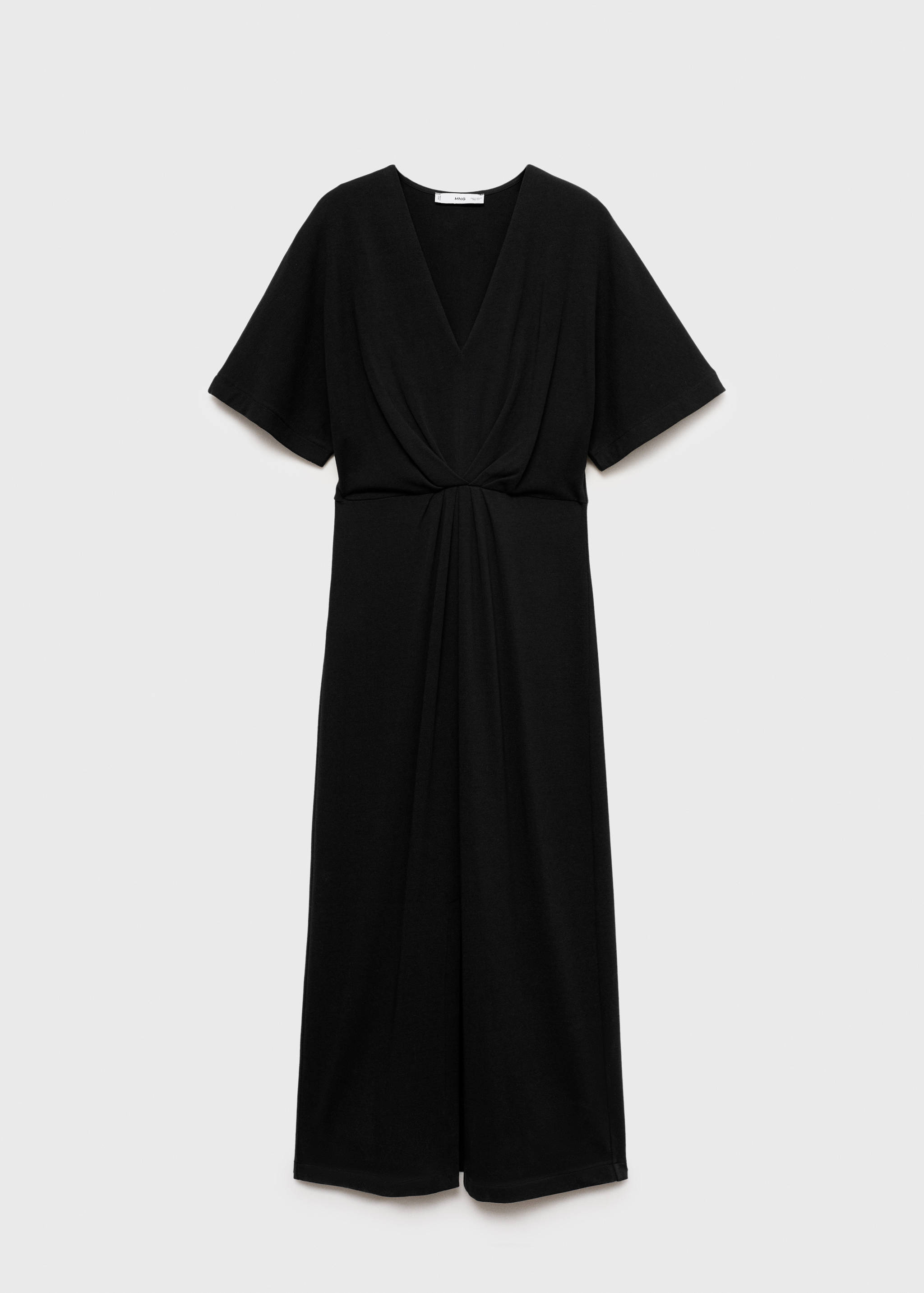 Vestito drappeggiato maniche corte - Articolo senza modello