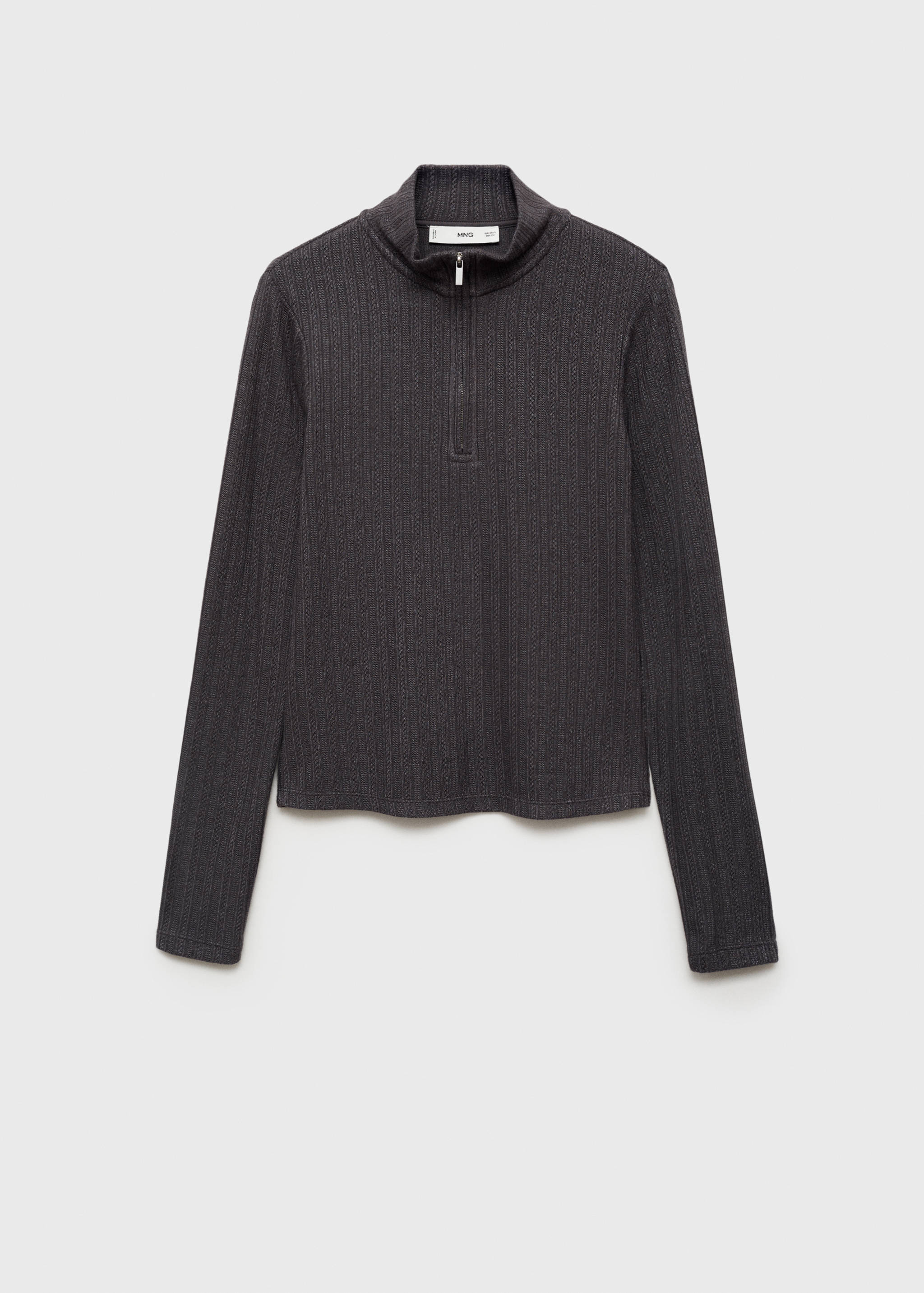 Stickad tröja dragkedja - Artikel utan modell