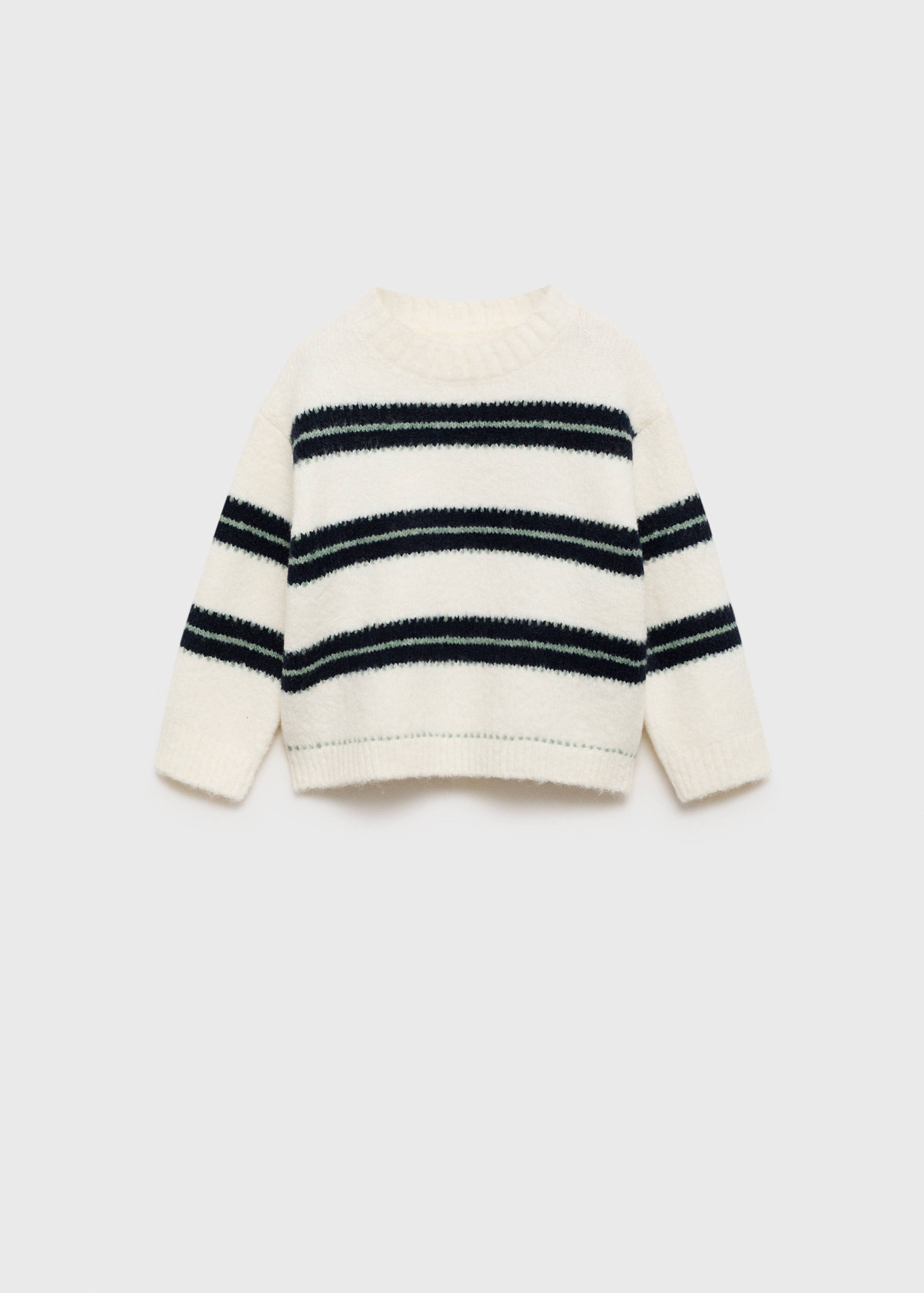 Gestreifter Strickpullover - Artikel ohne Model