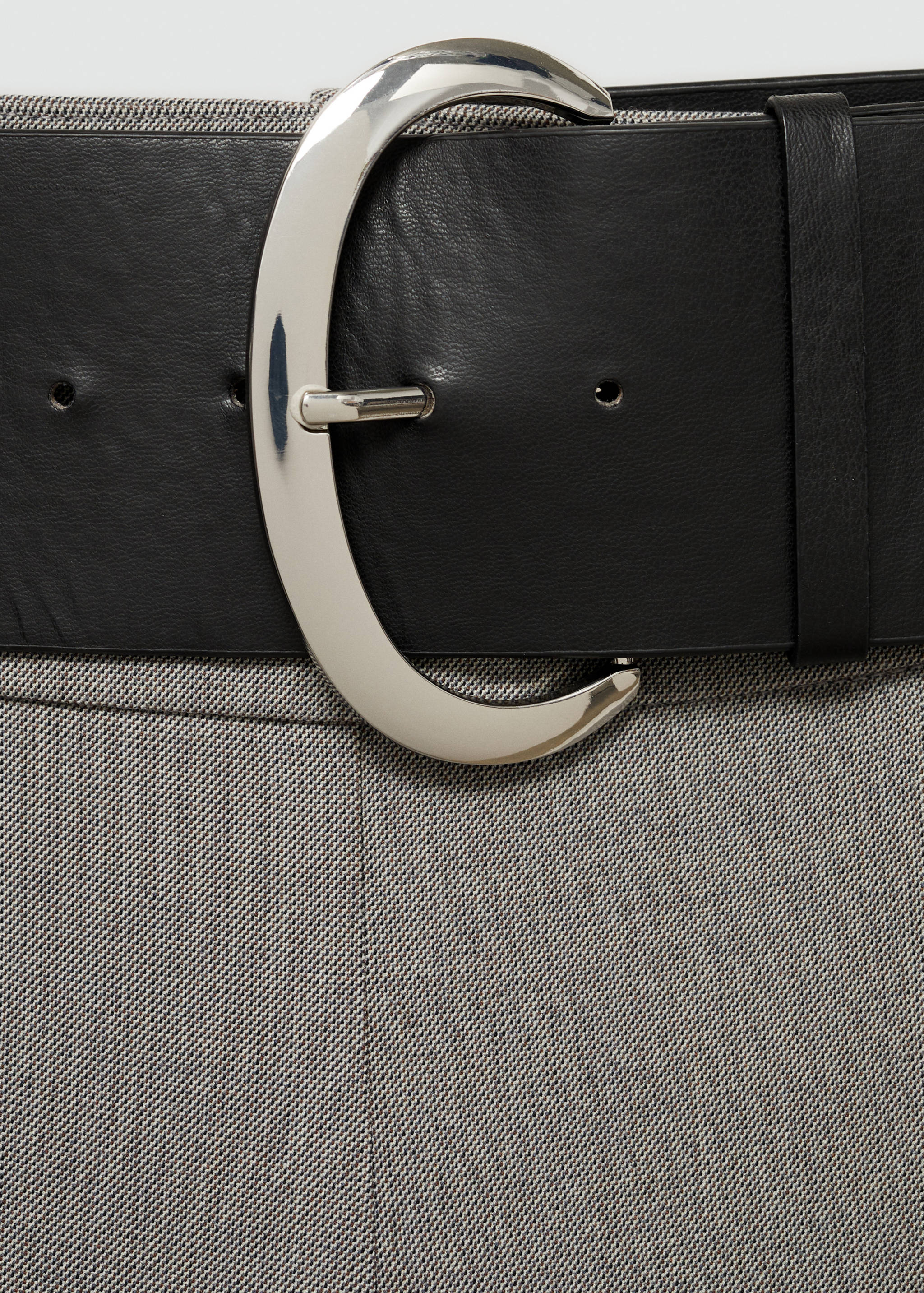 Belt straight-fit pants - Details of the article 8