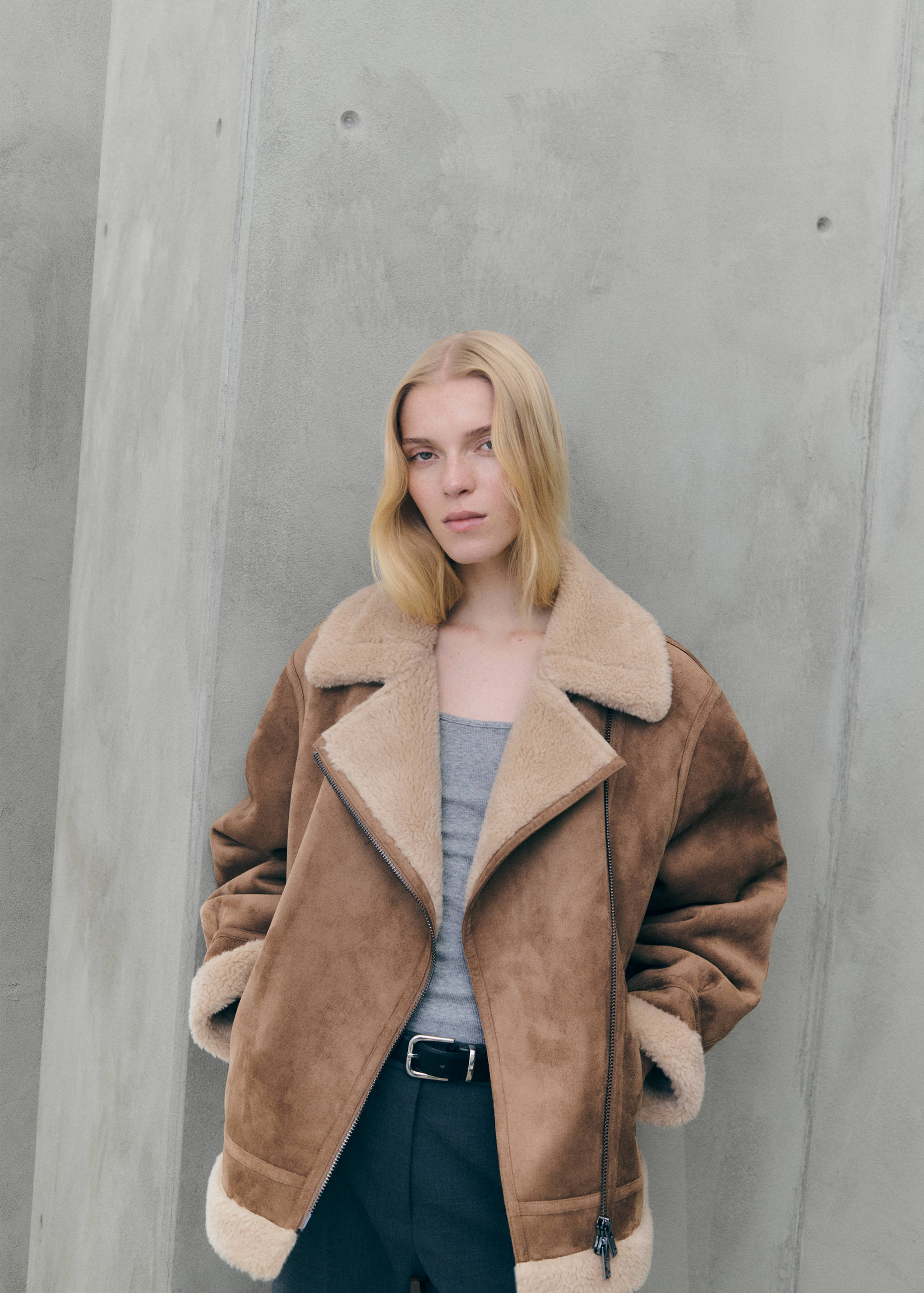 Casaco de dupla face com efeito de pele - Pormenor do artigo 7