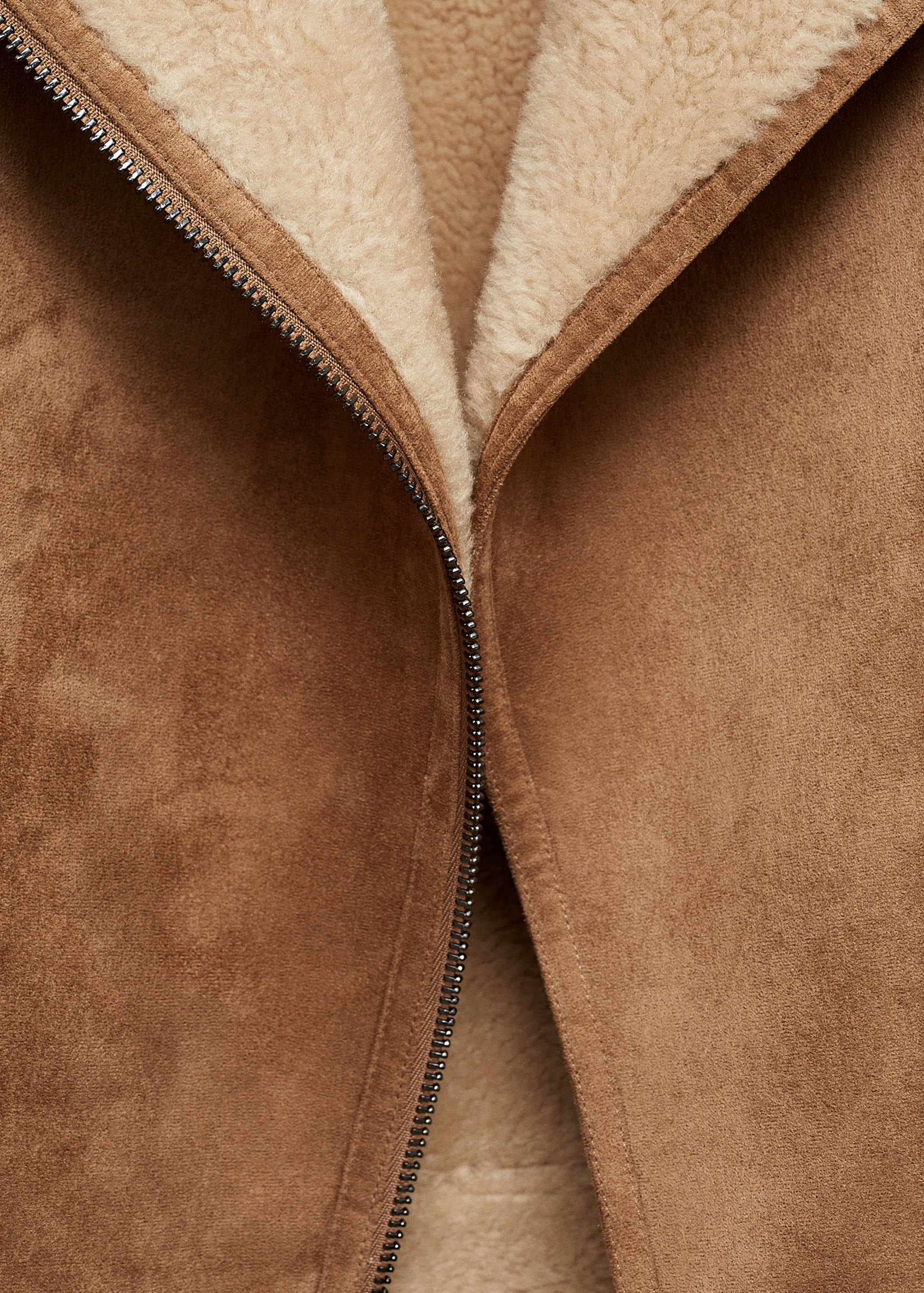 Casaco de dupla face com efeito de pele - Pormenor do artigo 0