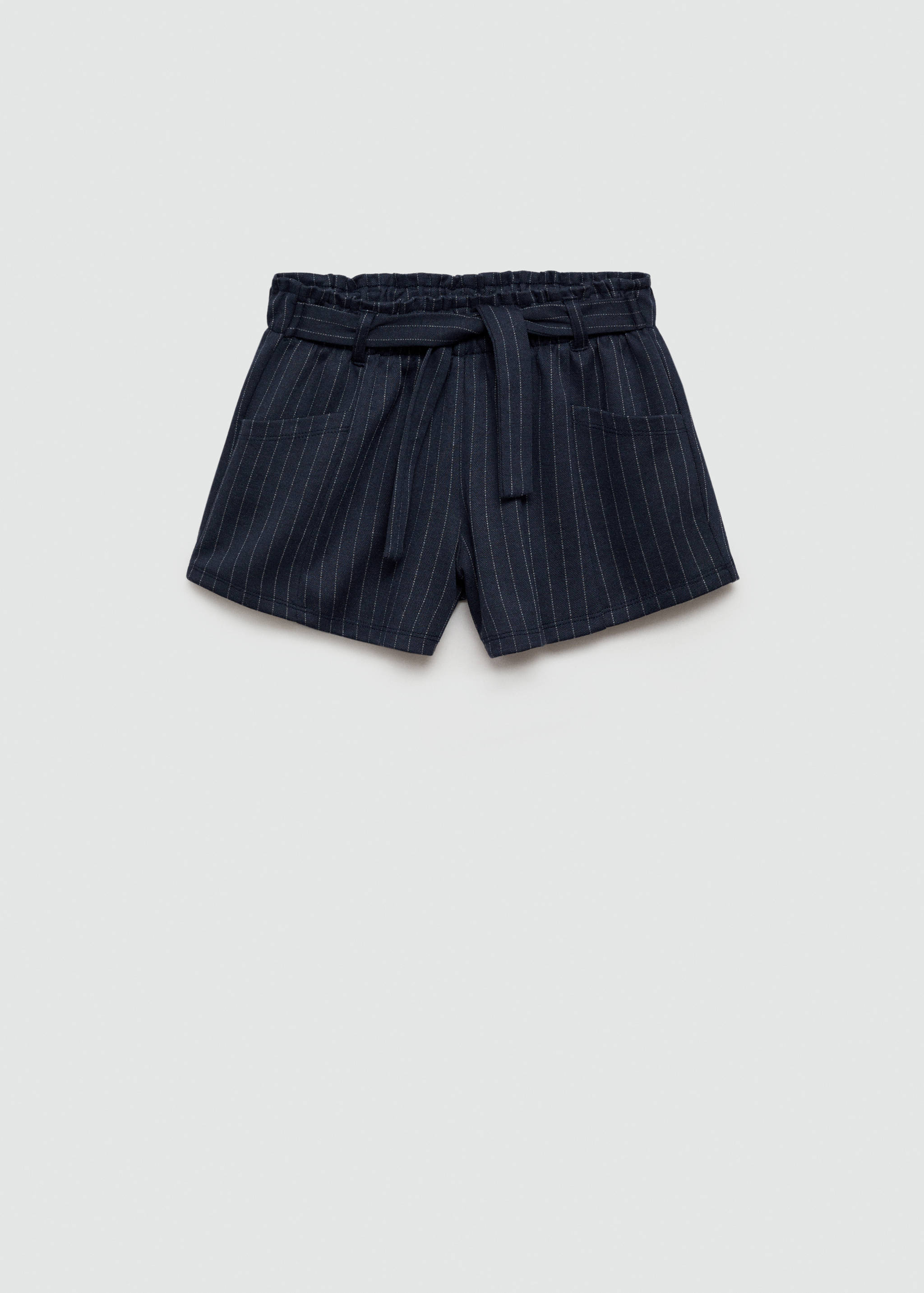 Gestreifte Shorts mit Gürtel - Artikel ohne Model