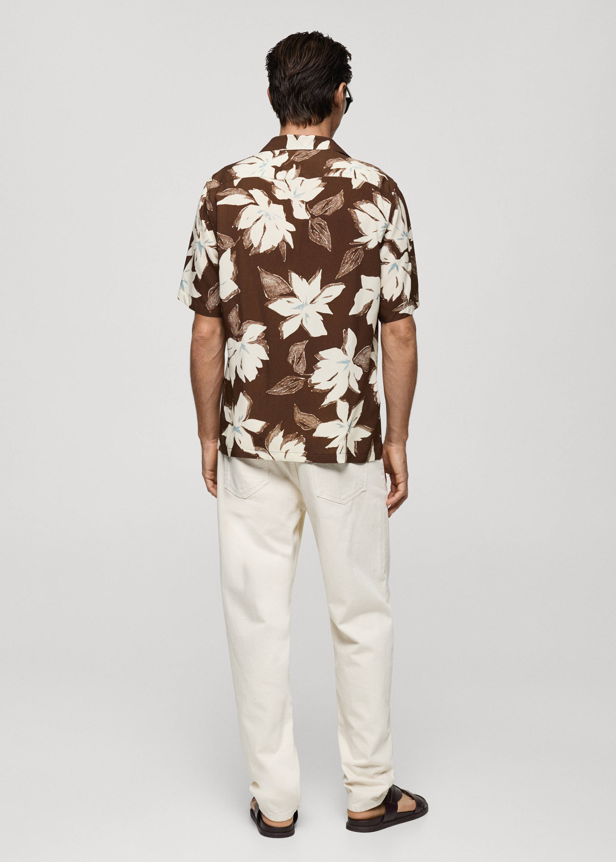 Regular Fit-Hemd mit Hawaiiprint - Rückseite des Artikels