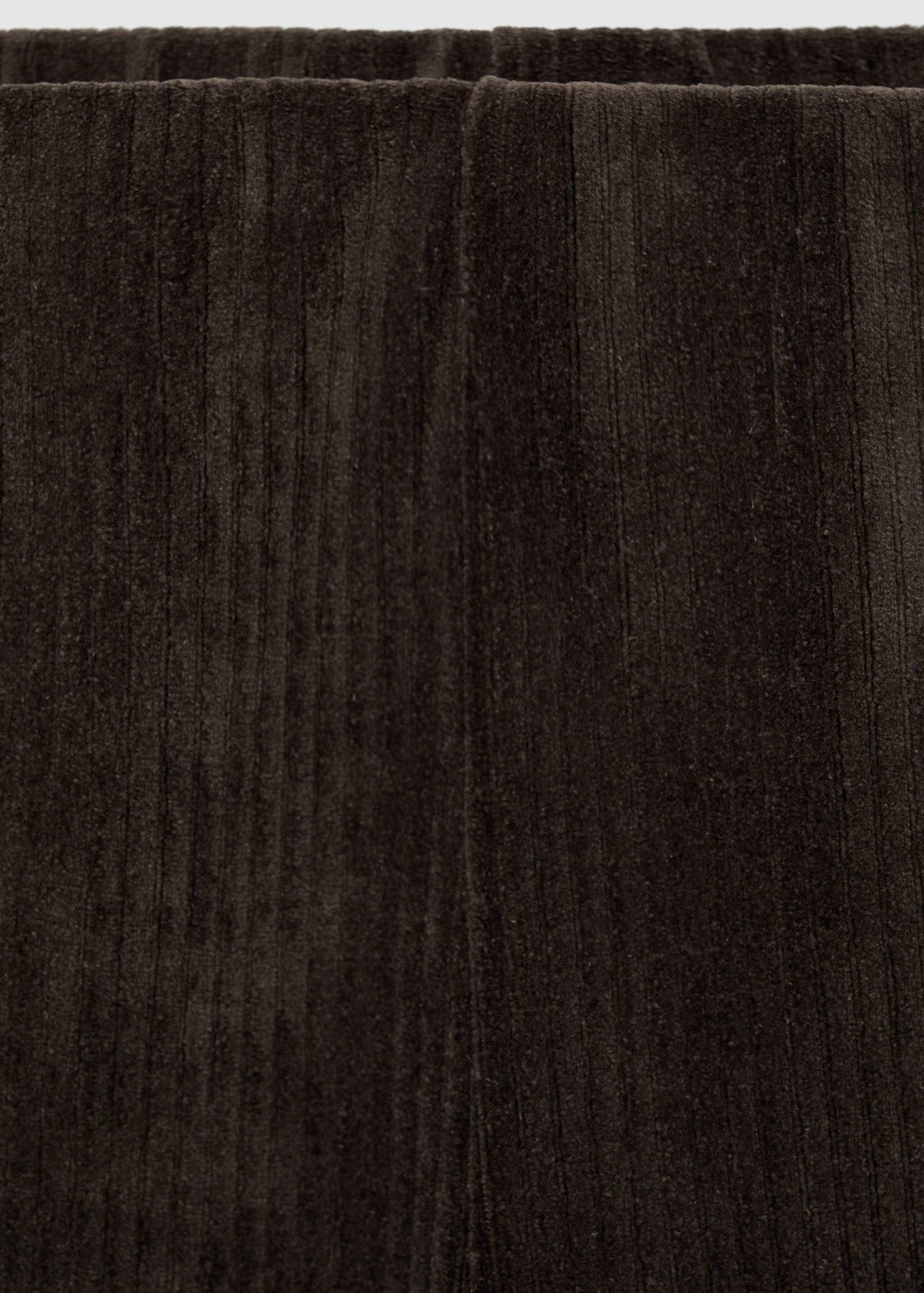 Corduroy straight trousers - Details of the article 8