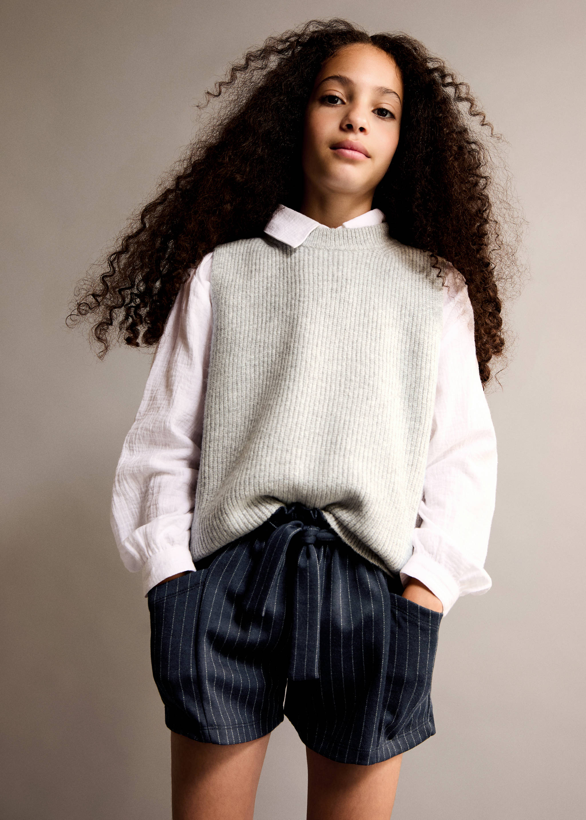 Ribbed jersey jacket - General plane