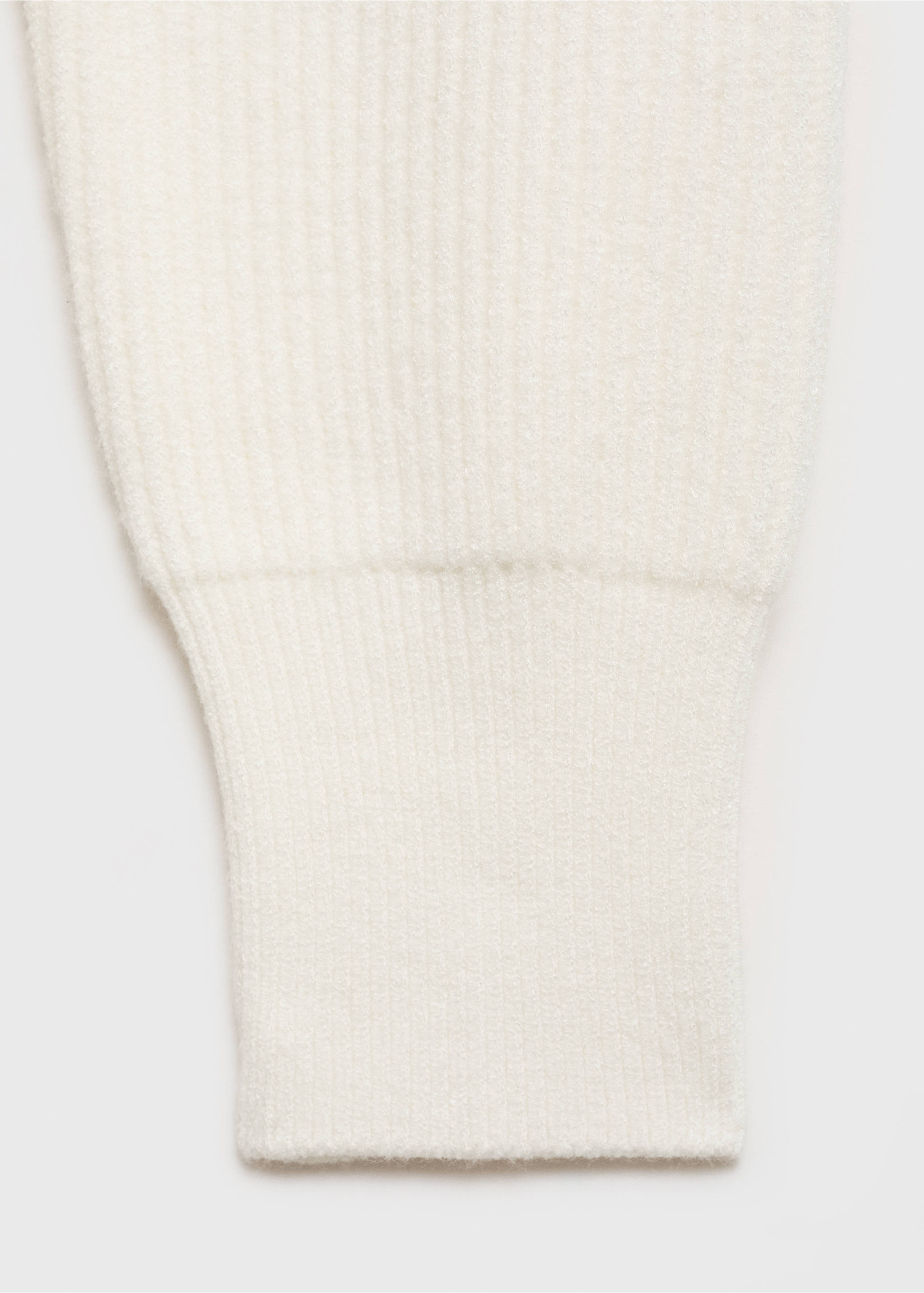 Button-strip cardigan - Details of the article 0, White. Ref: 77087711-00.