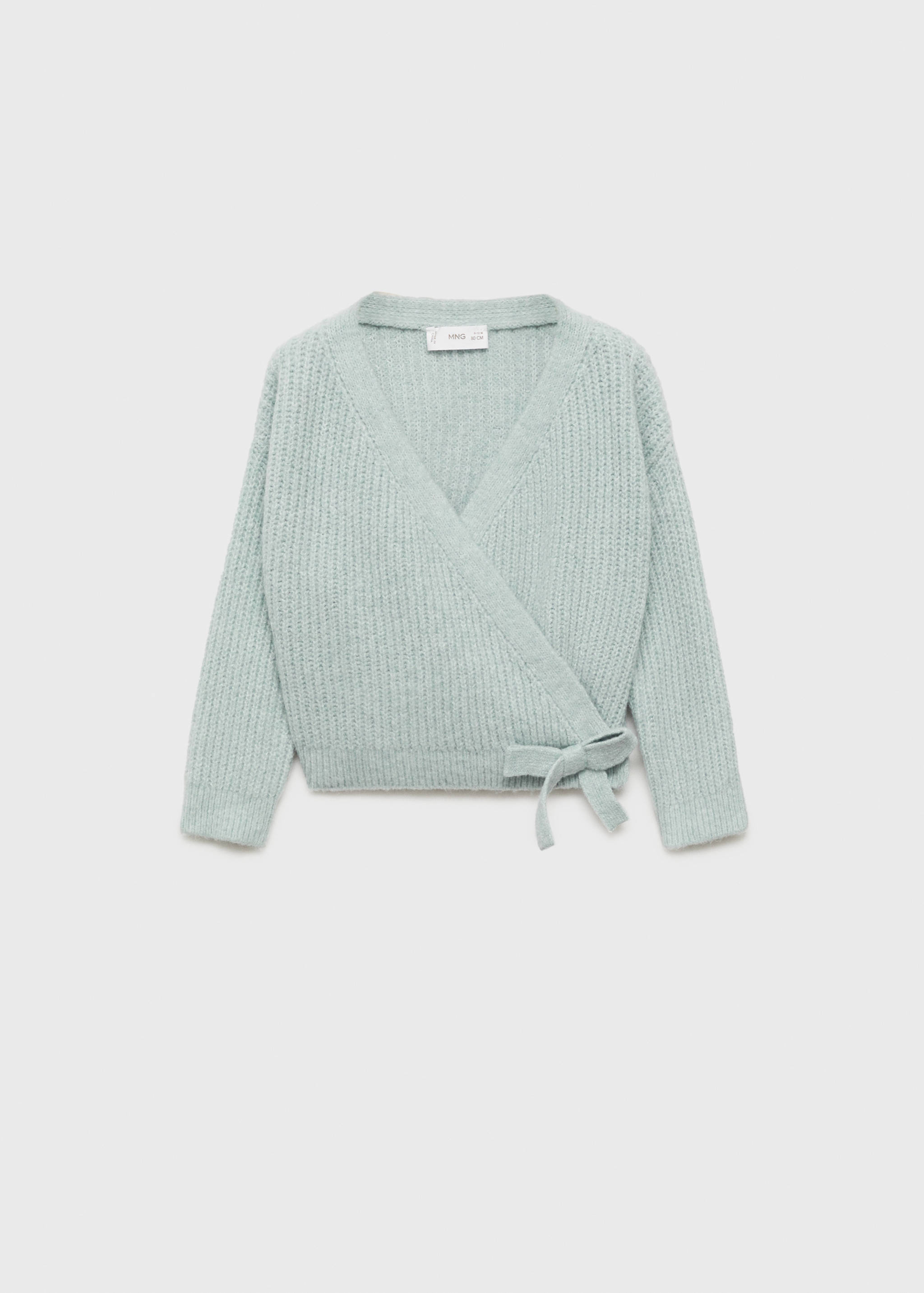 Wrap bow cardigan - Article without model