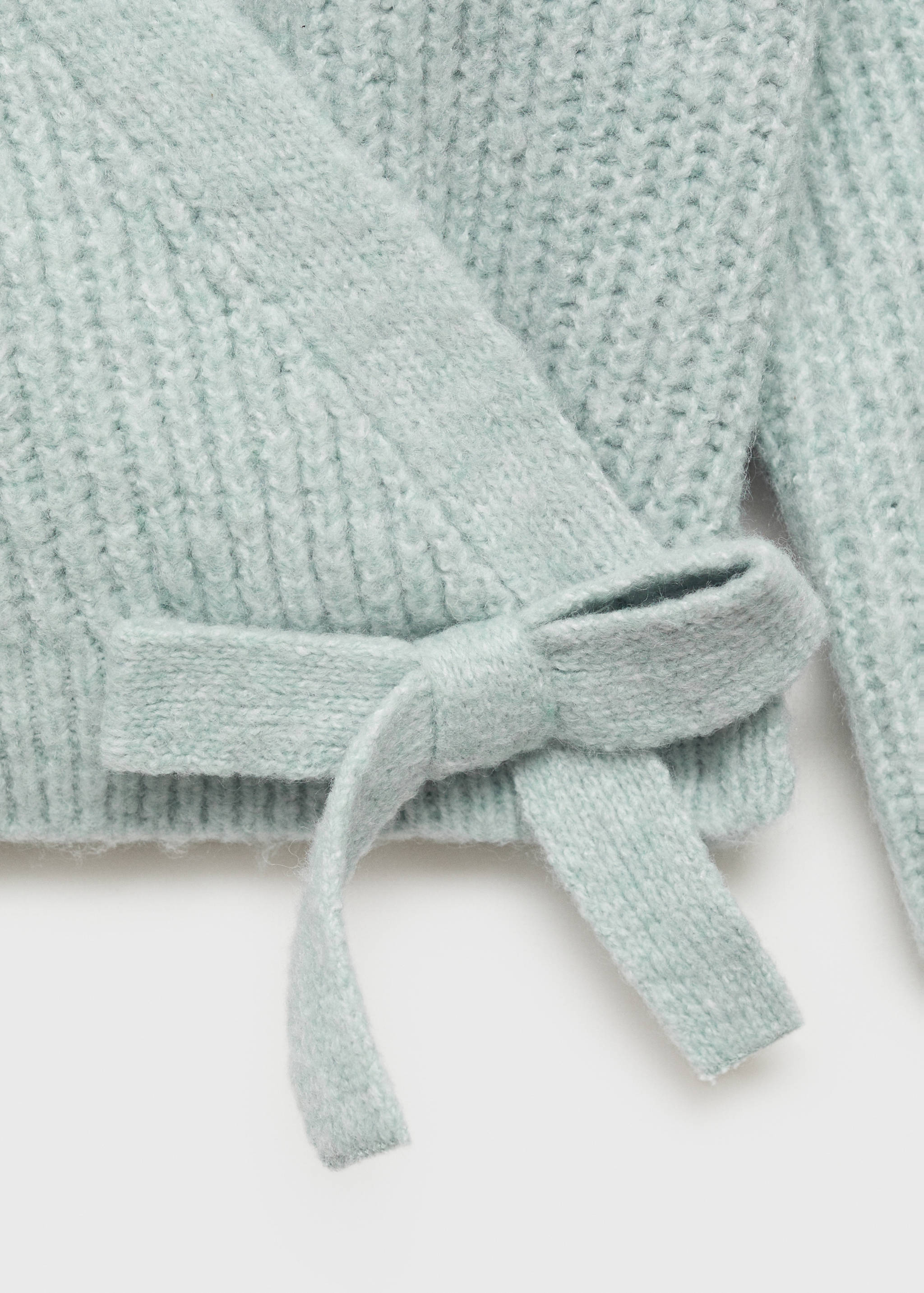 Wrap bow cardigan - Details of the article 8