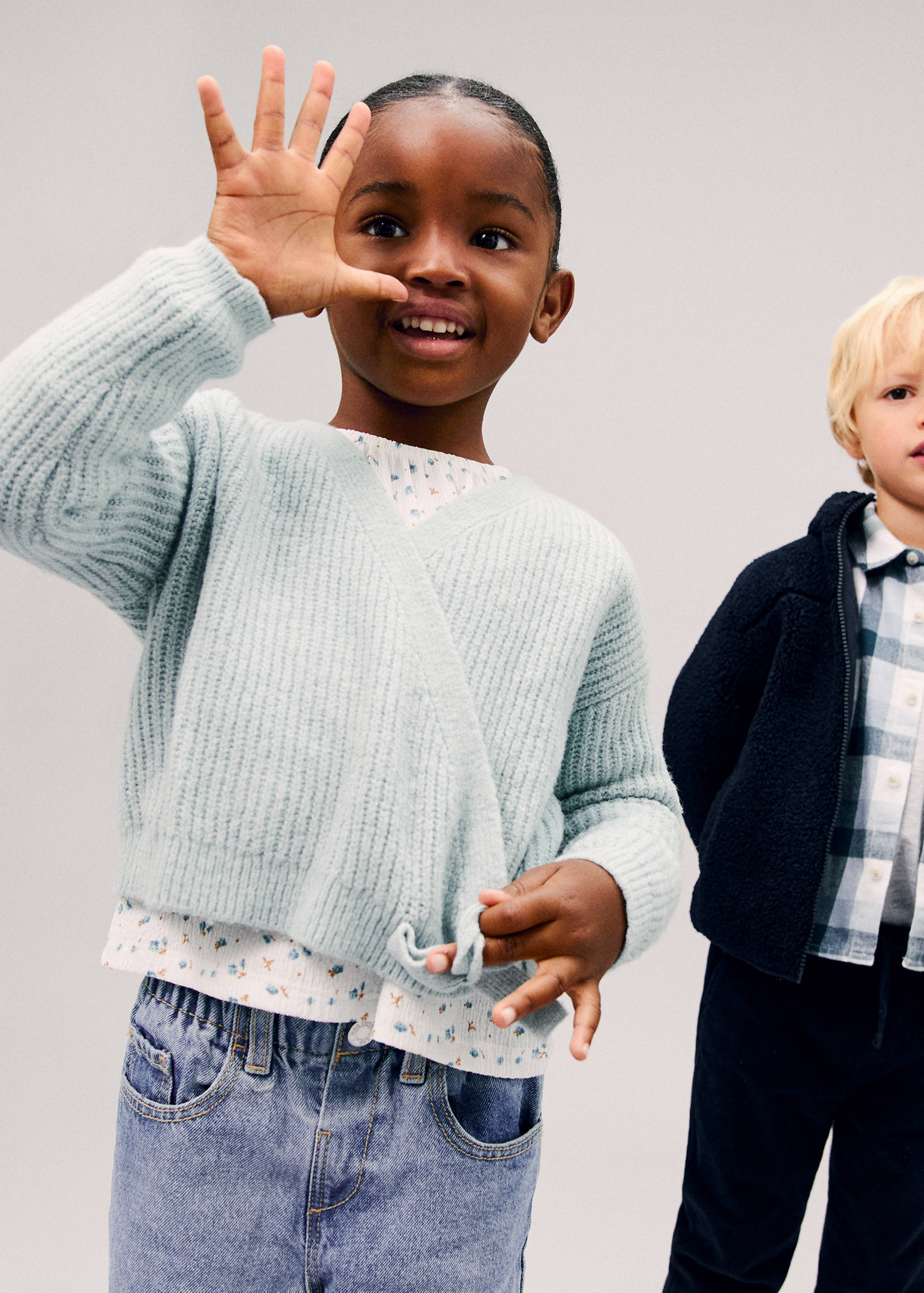 Wrap bow cardigan - Details of the article 5