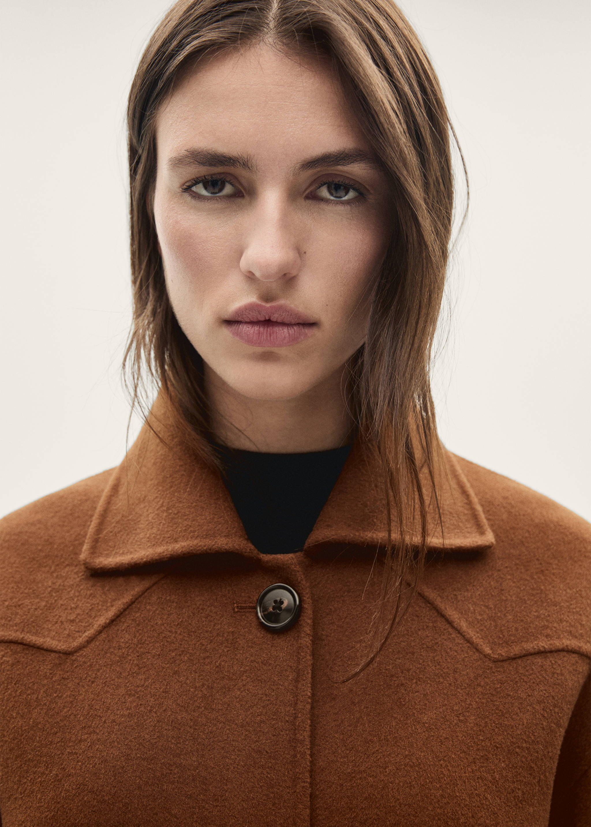 Fringed wool-blend  jacket - Details of the article 1