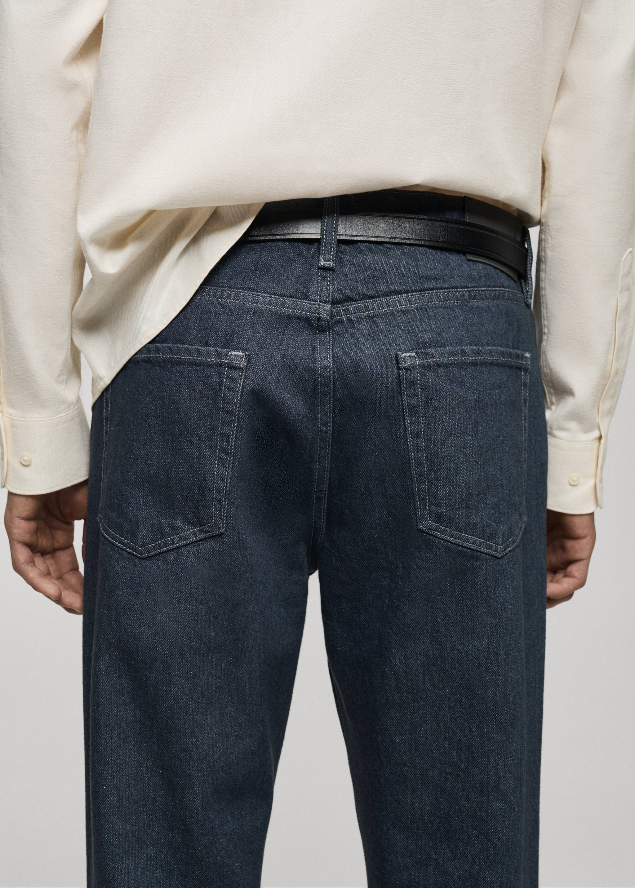 Regular-fit dark jeans - Details of the article 6