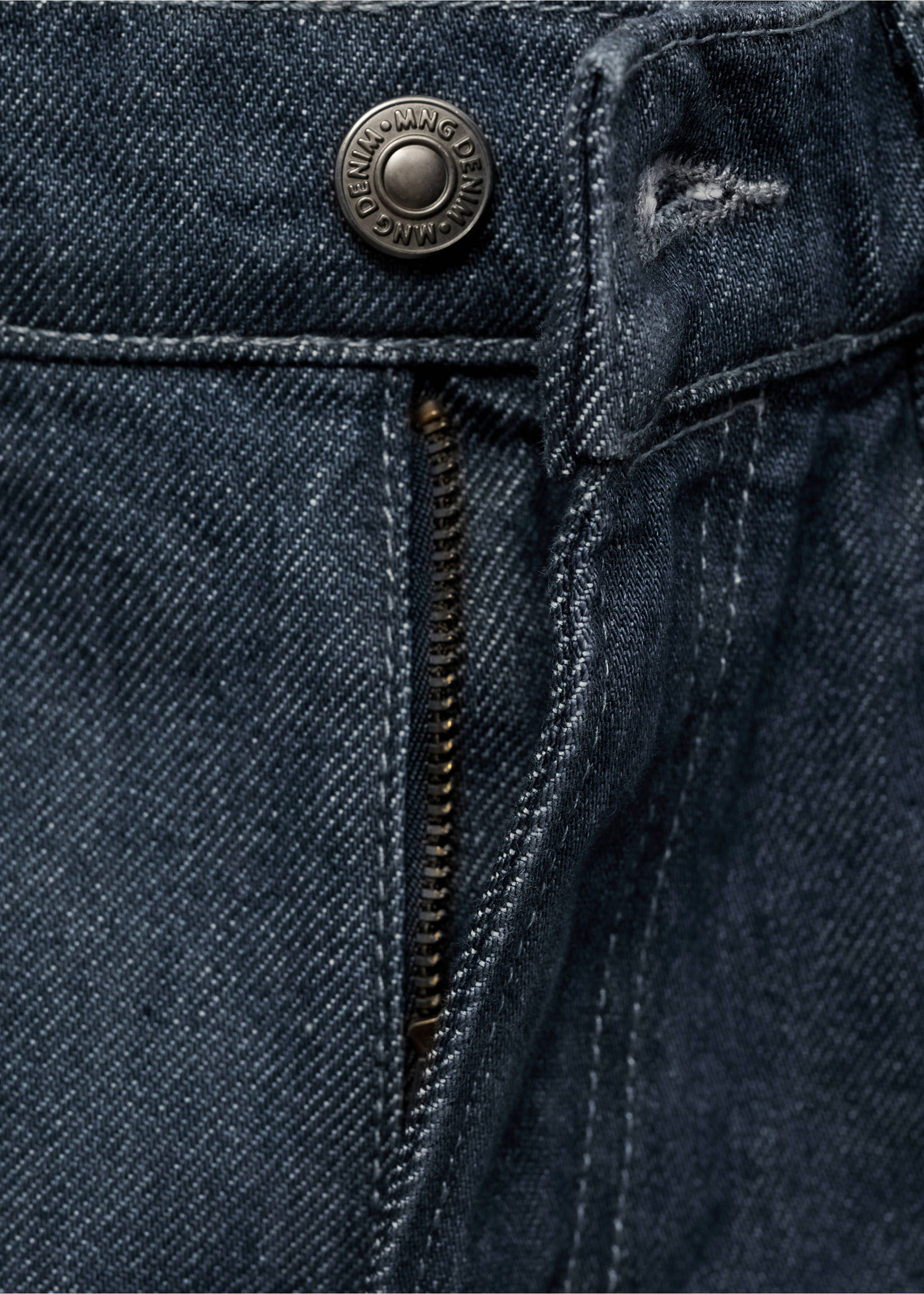 Dunkle Regular-Fit-Jeans - Detail des Artikels 8, Open Grey. Ref: 77087912-00.