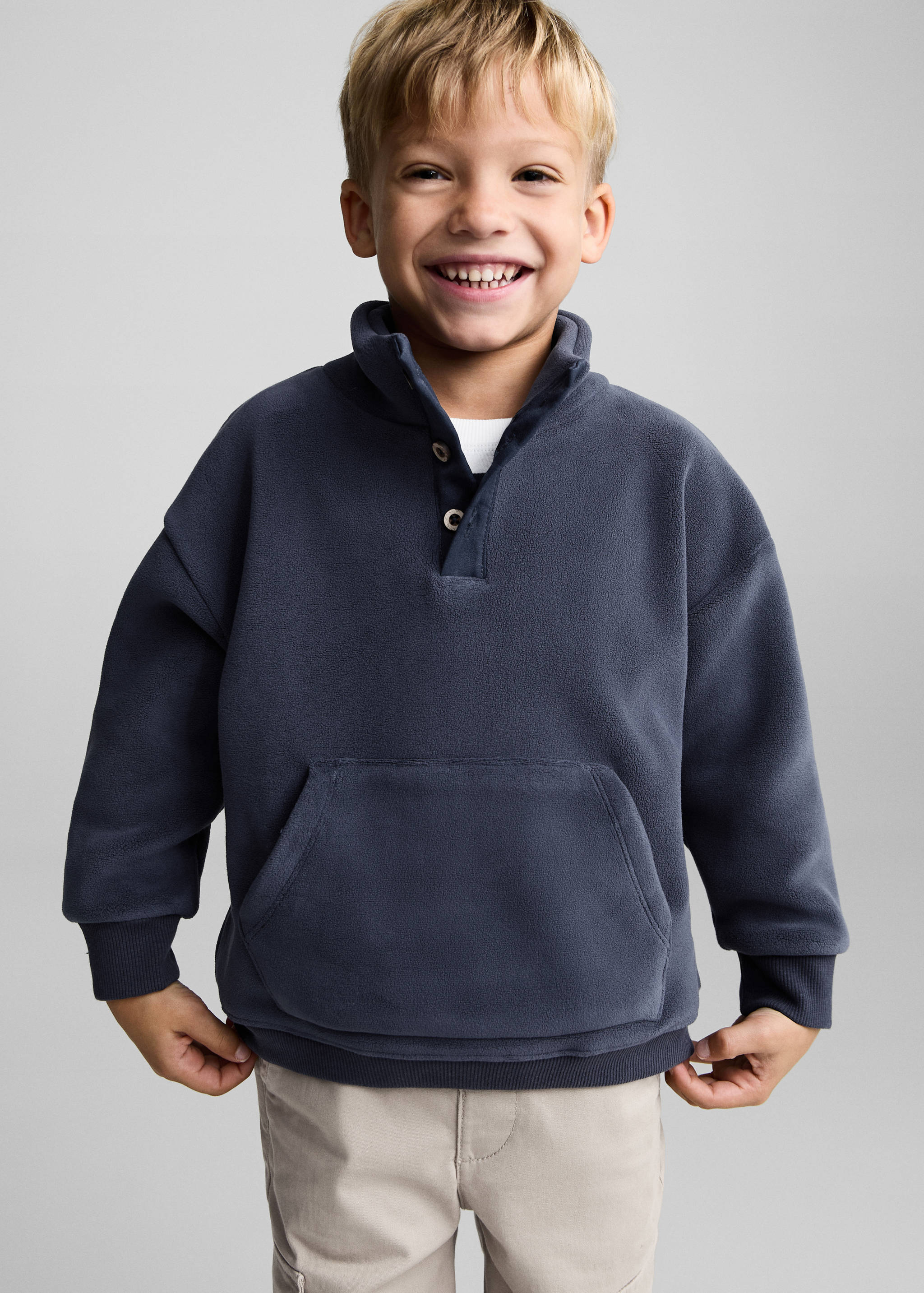 Polar fleece fabric sweatshirt - Medium plane