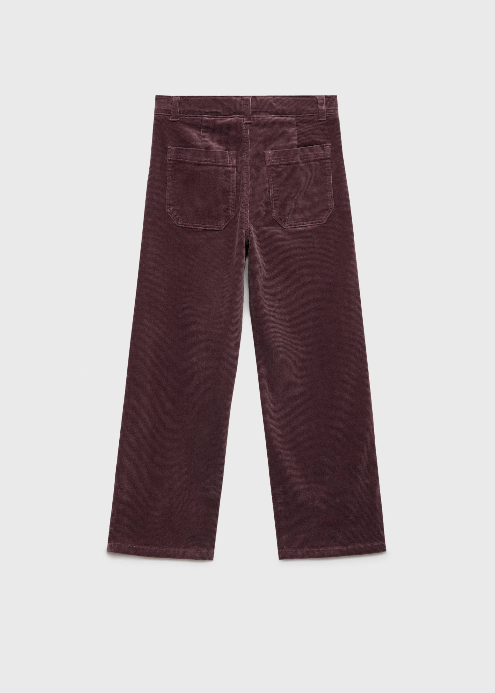 Pockets corduroy trousers - Reverse of the article