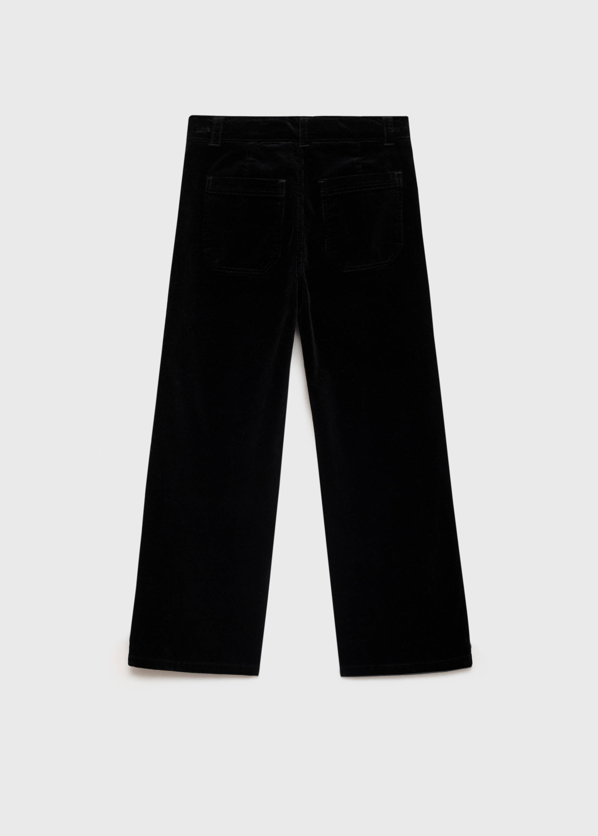 Pockets corduroy trousers - Reverse of the article