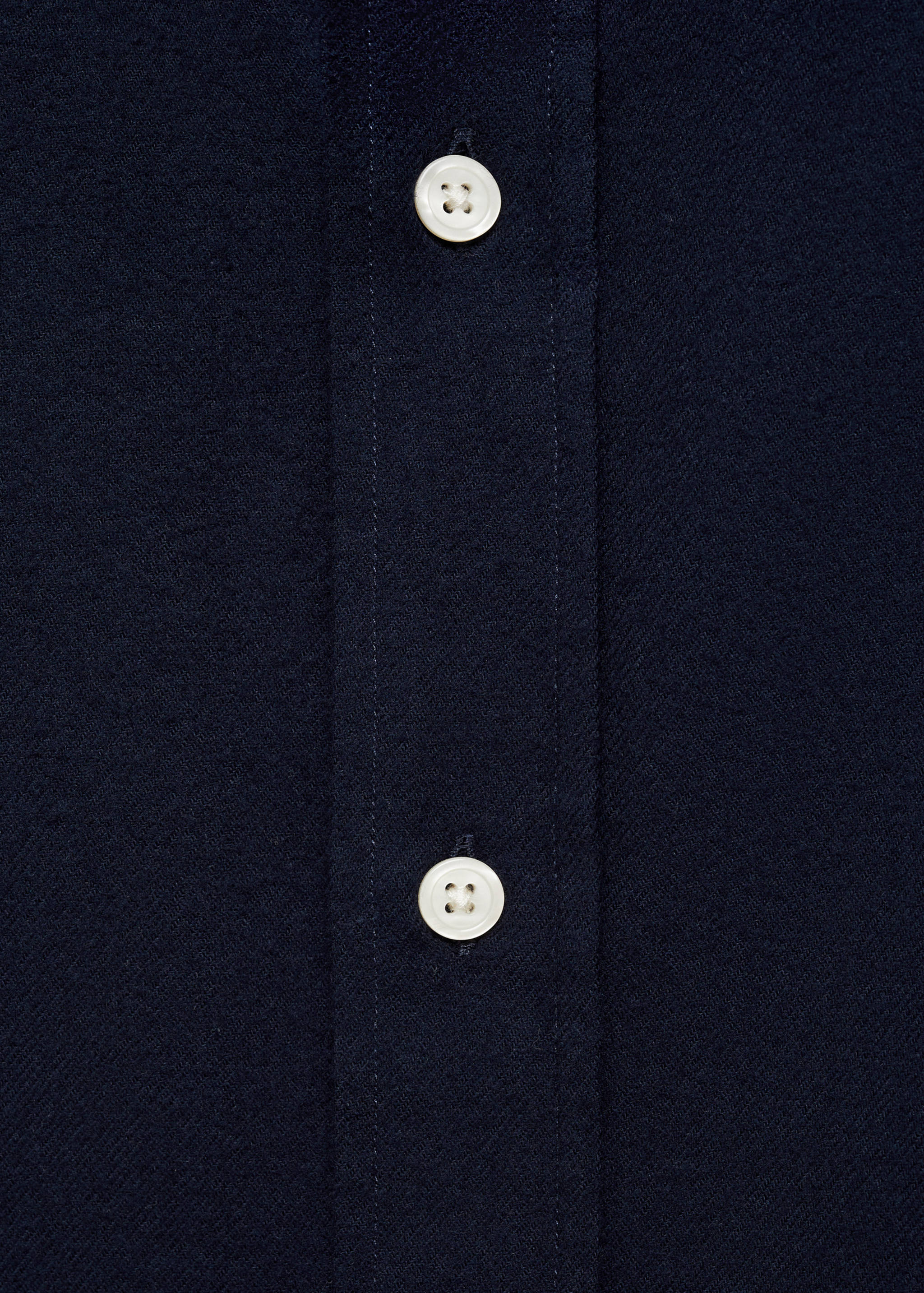 100% cotton flannel regular-fit shirt - Details of the article 0