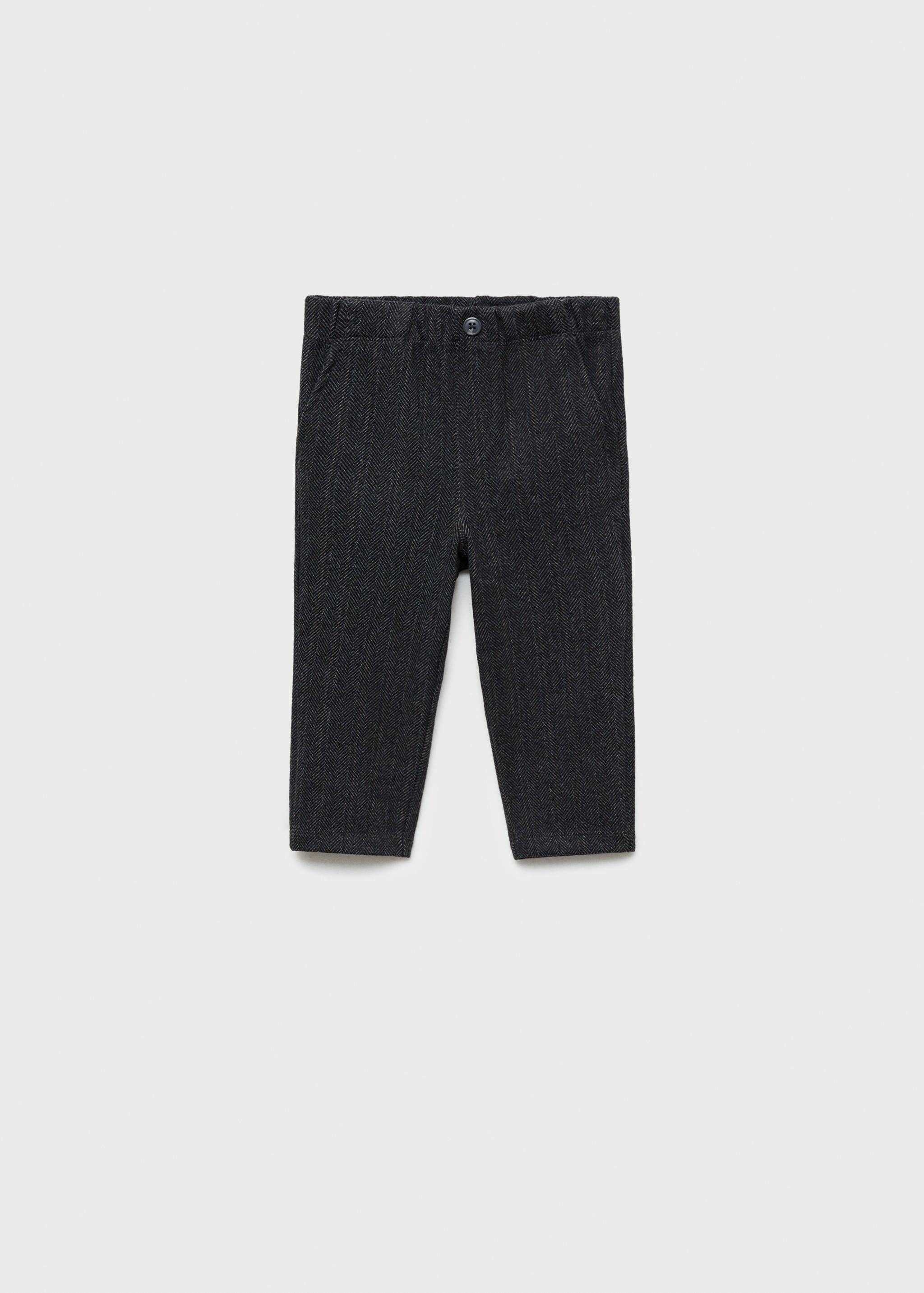 Straight striped trousers - Article without model