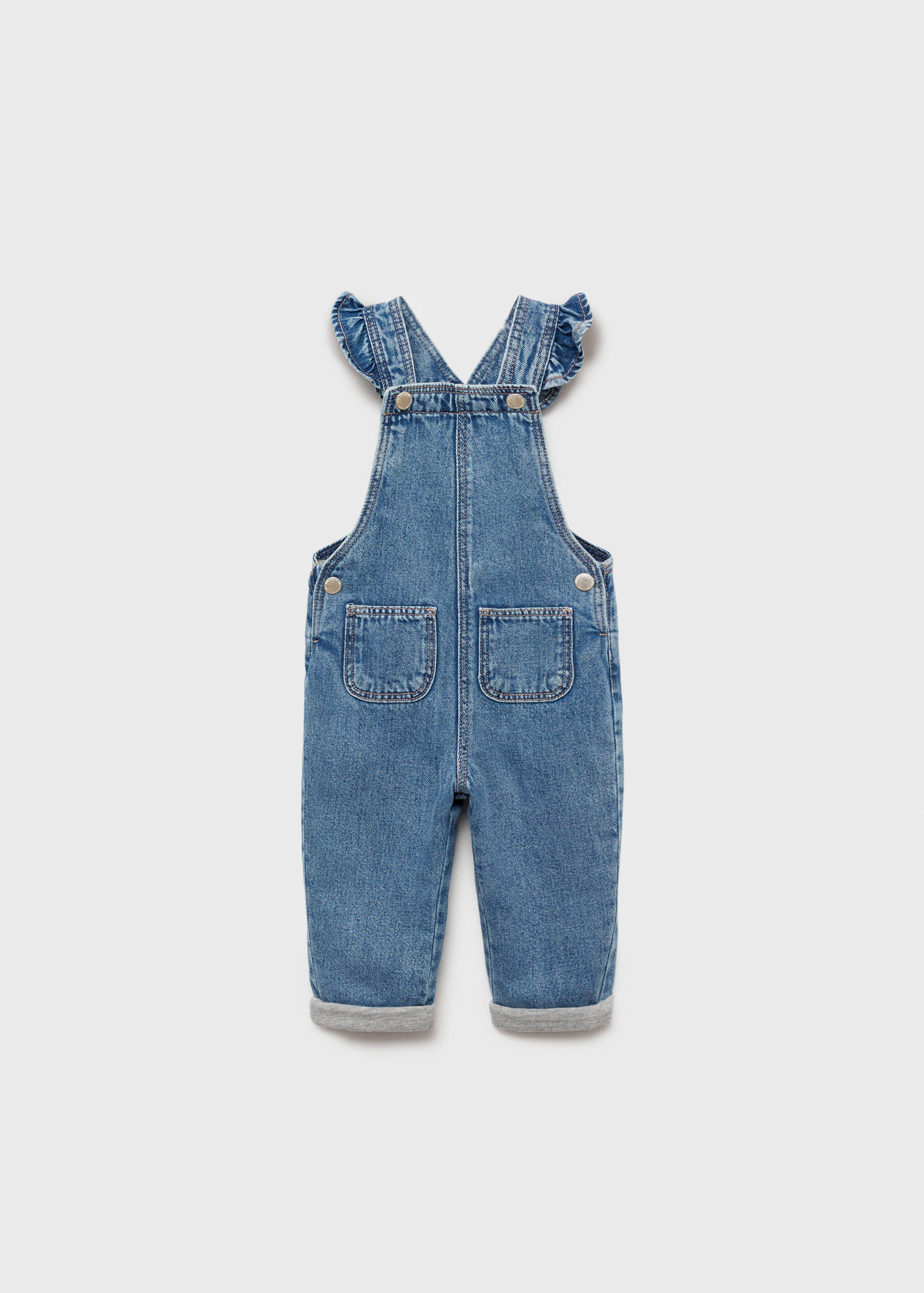 Lined denim dungarees - Article without model