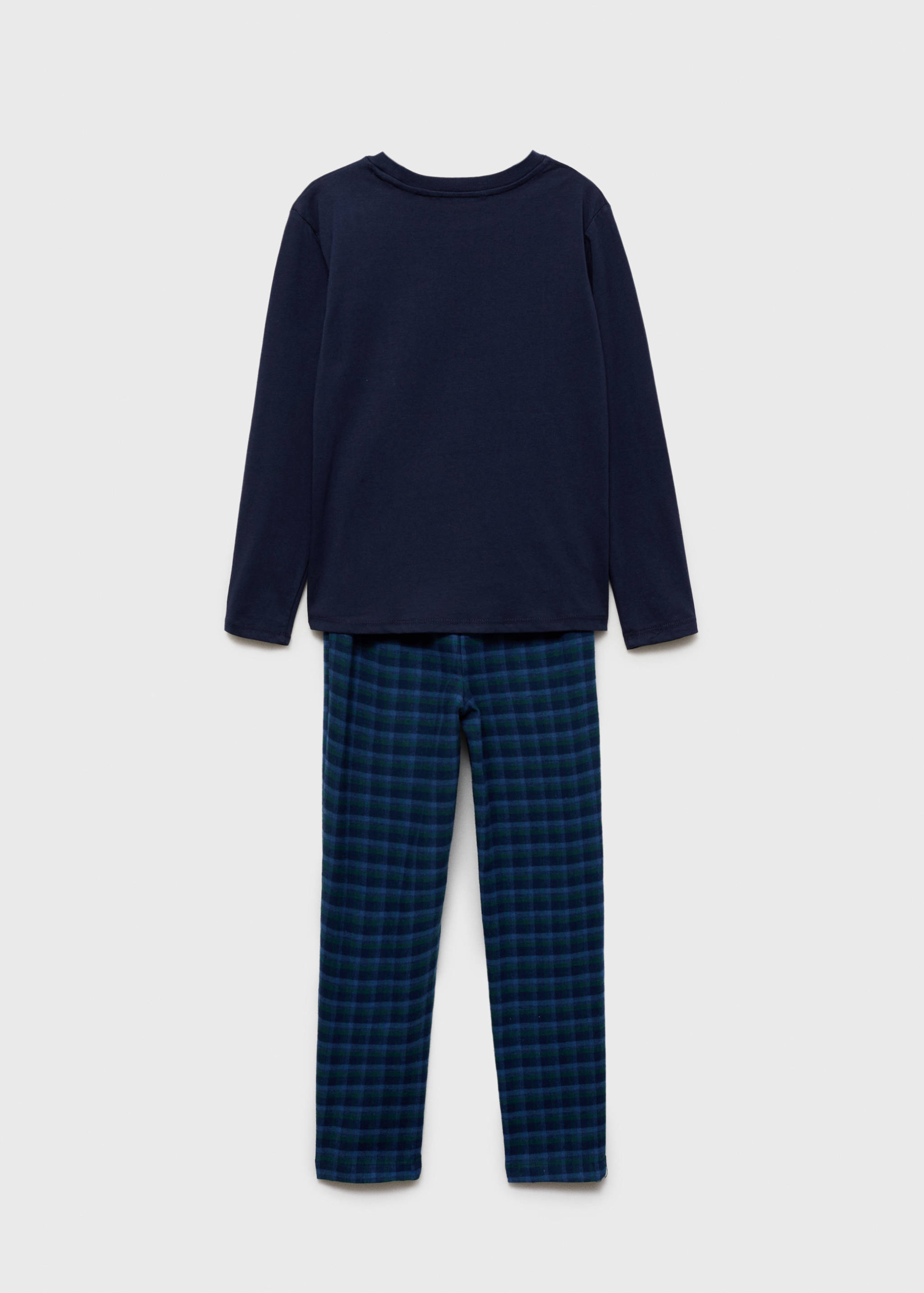 Printed long pyjamas - Reverse of the article