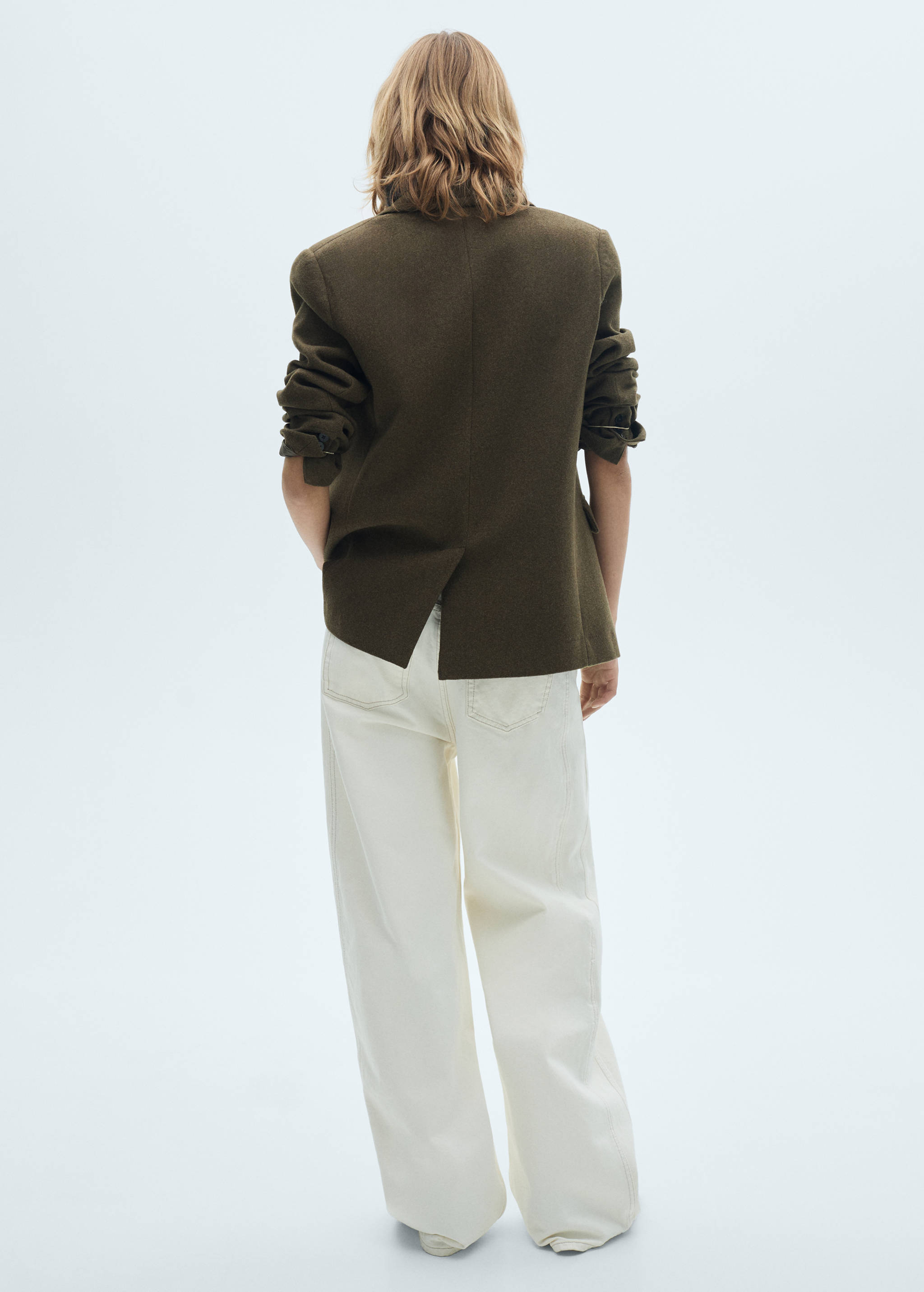 High-waist balloon jeans - Reverse of the article