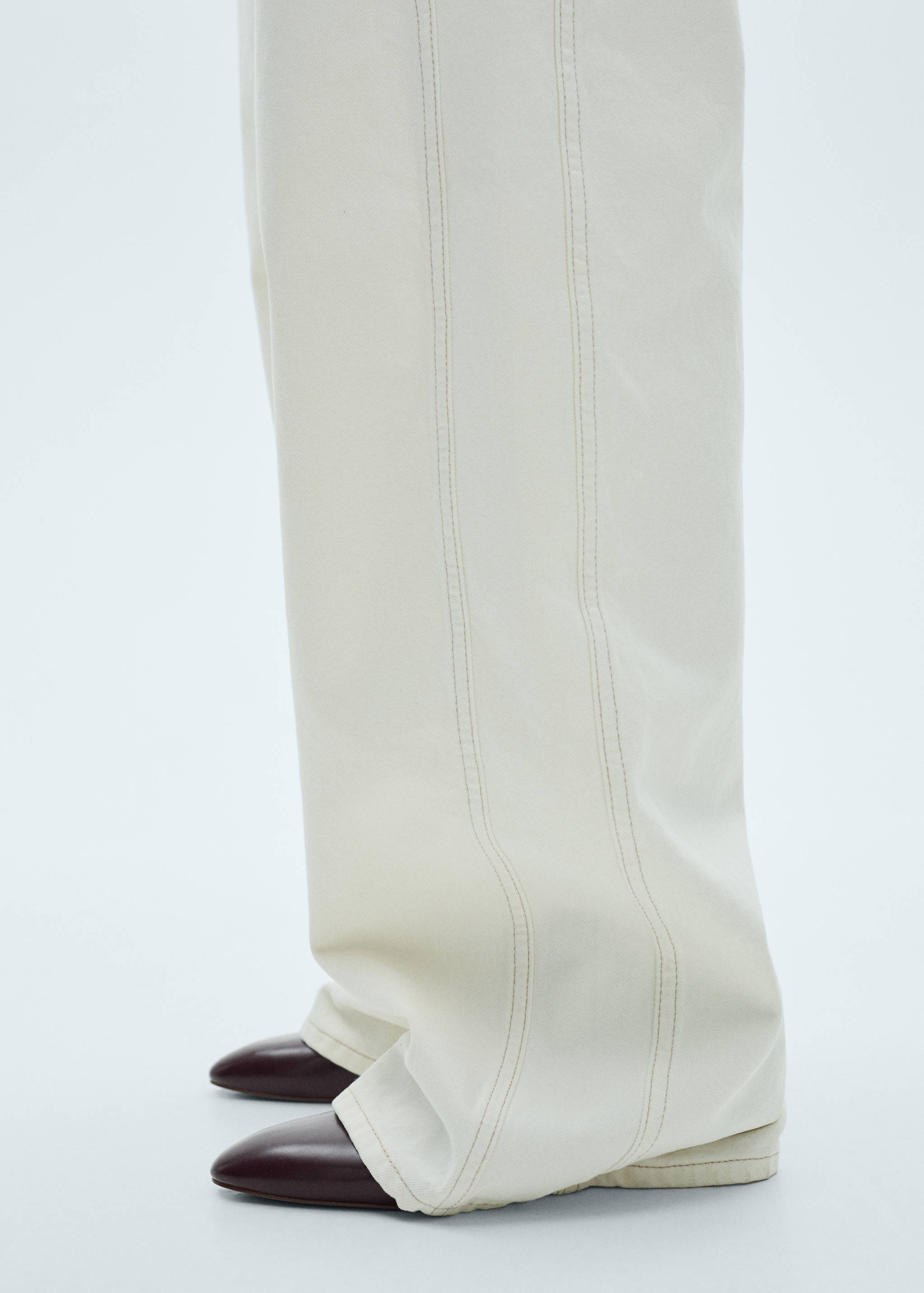 High-waist balloon jeans - Details of the article 2