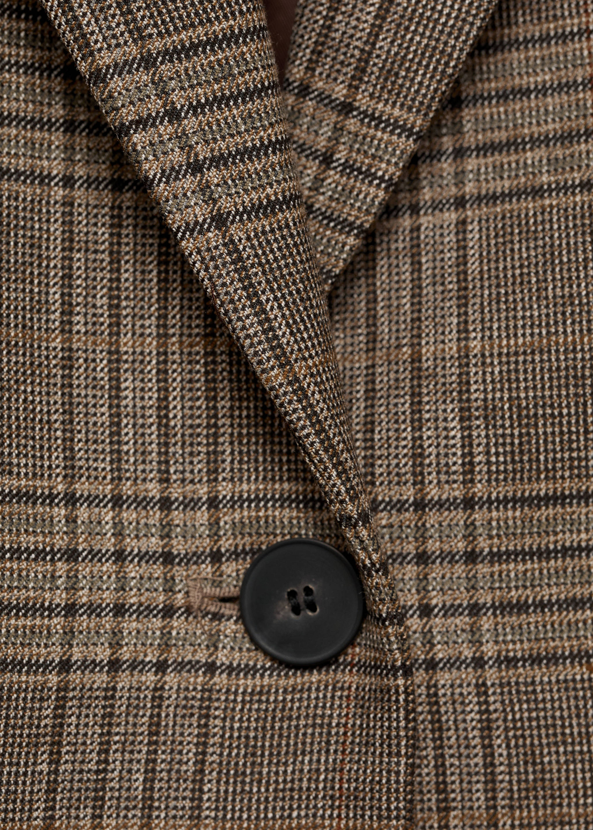 Straight-fit check jacket - Details of the article 8