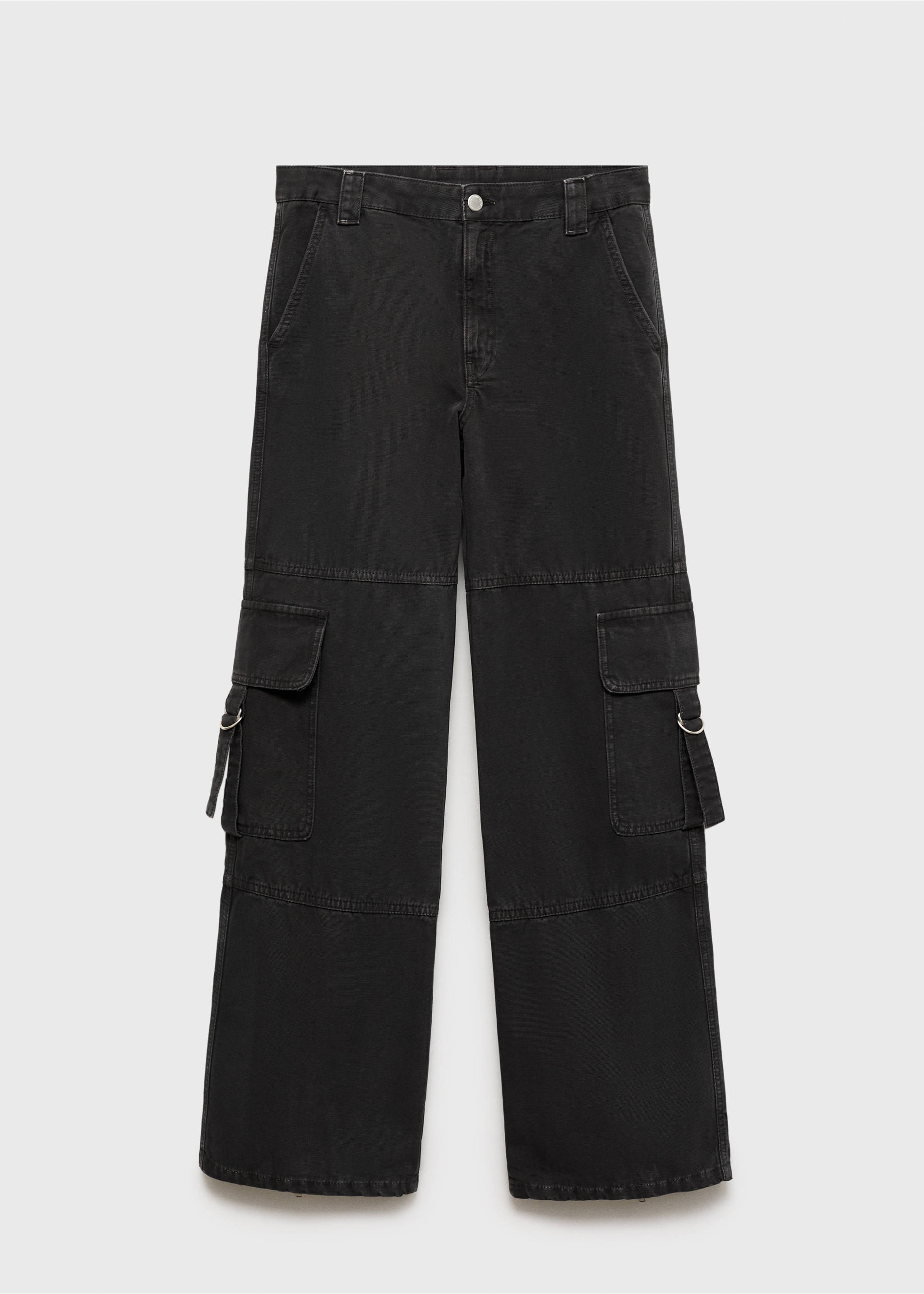 Cargojeans met ritsen - Artikel zonder model, Grijs. Ref: 77087938-00.