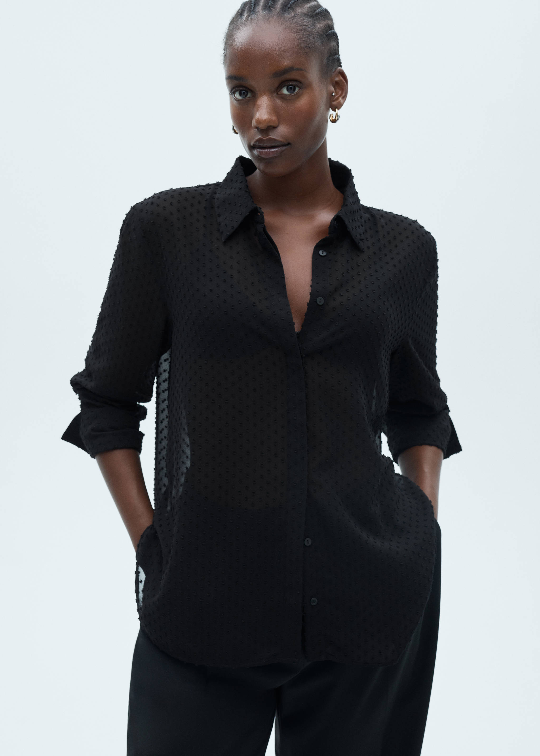 Plumeti shirt with hidden buttons - Details of the article 5