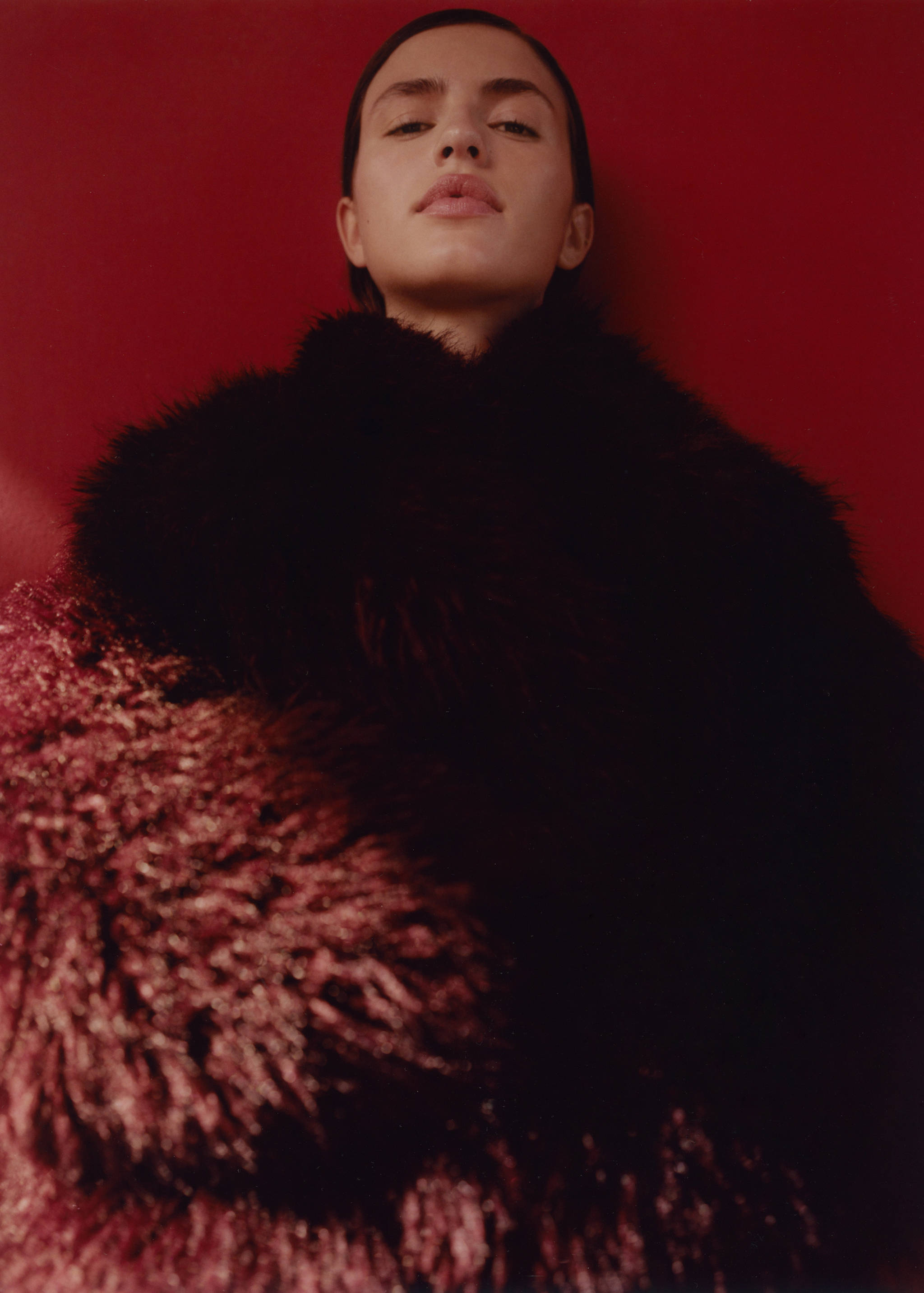 Fur-effect jacket with lapels - Details of the article 7