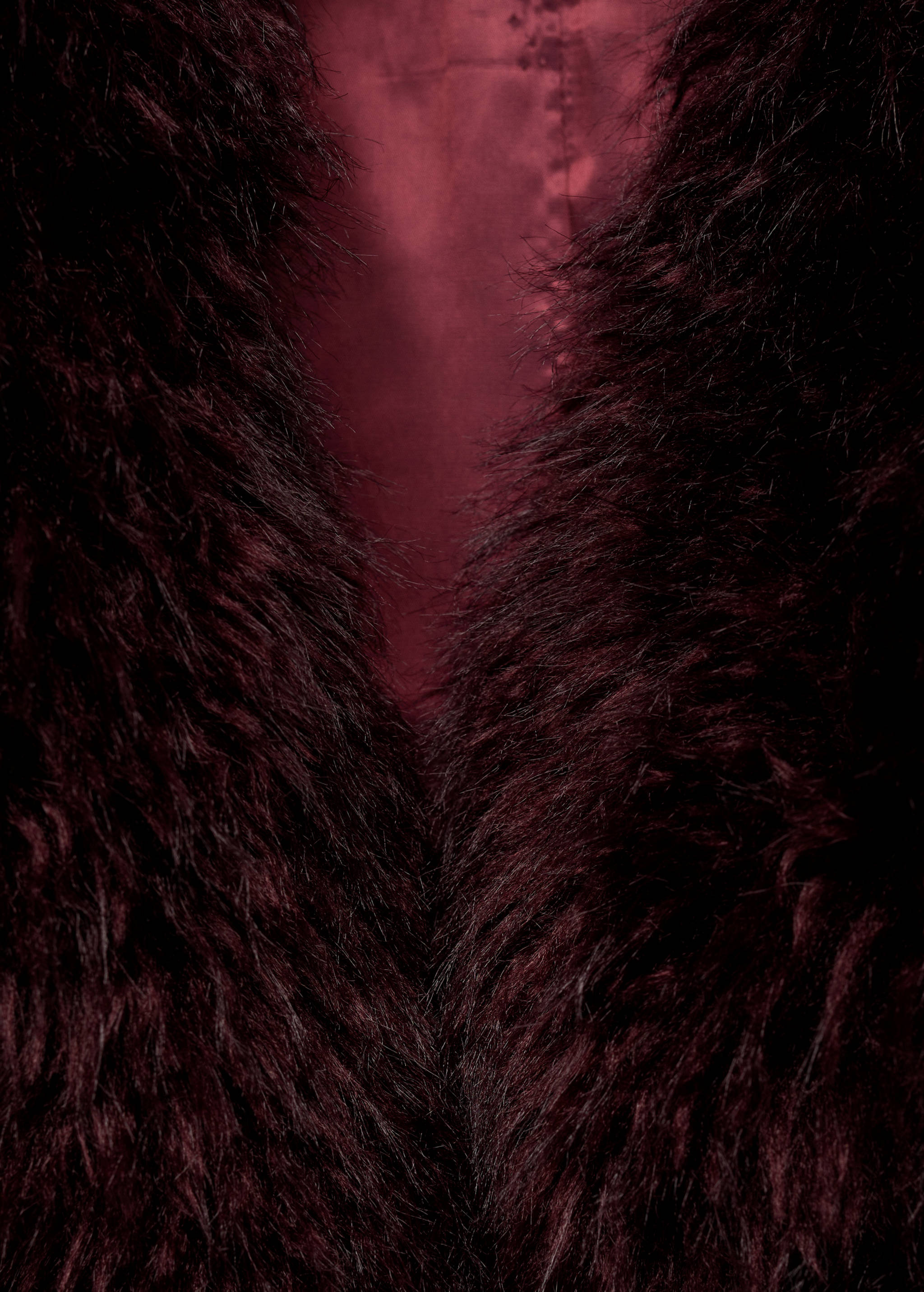 Fur-effect jacket with lapels - Details of the article 0